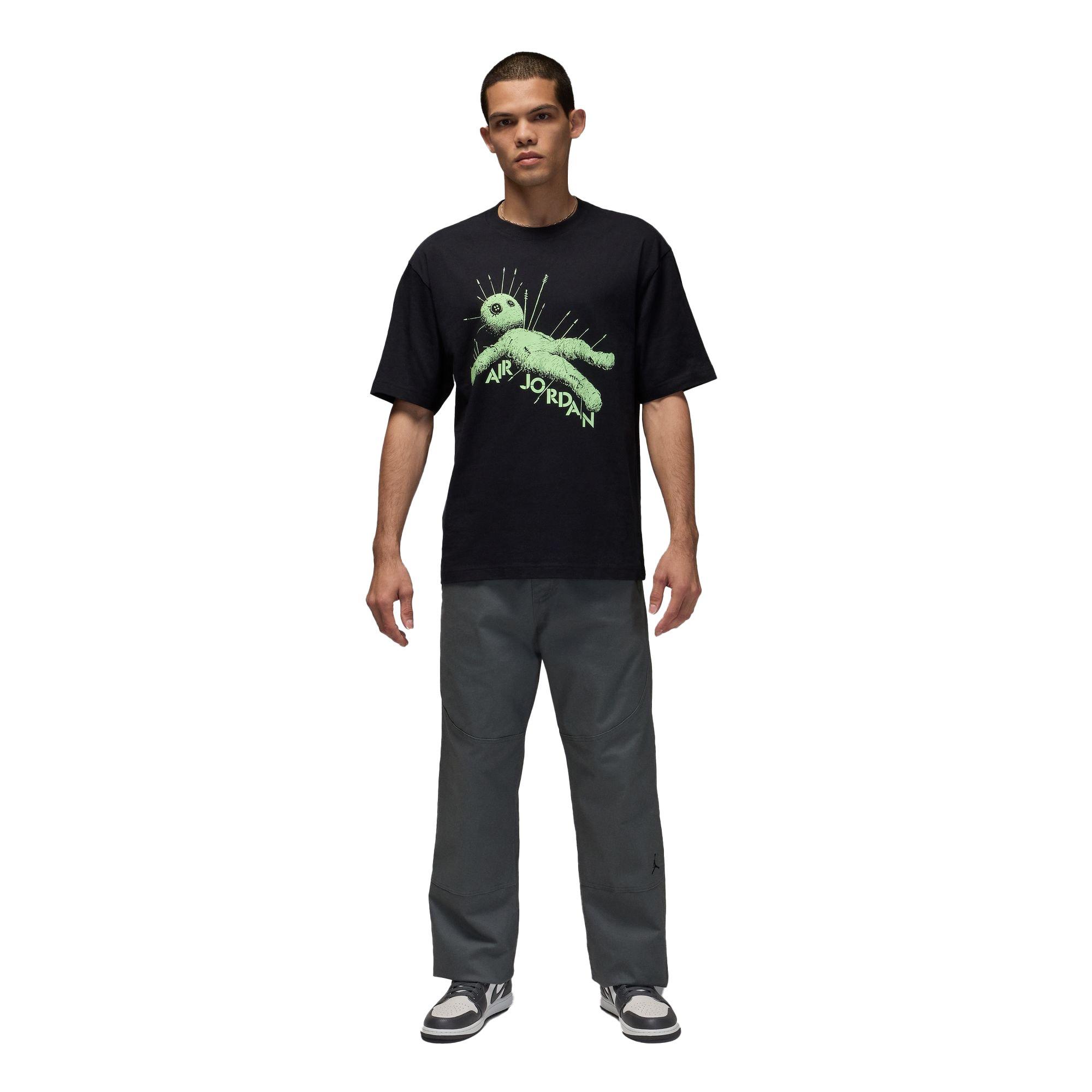 Jordan 1 "Voodoo" Men's T-Shirt - BLACK Thumbnail View 6