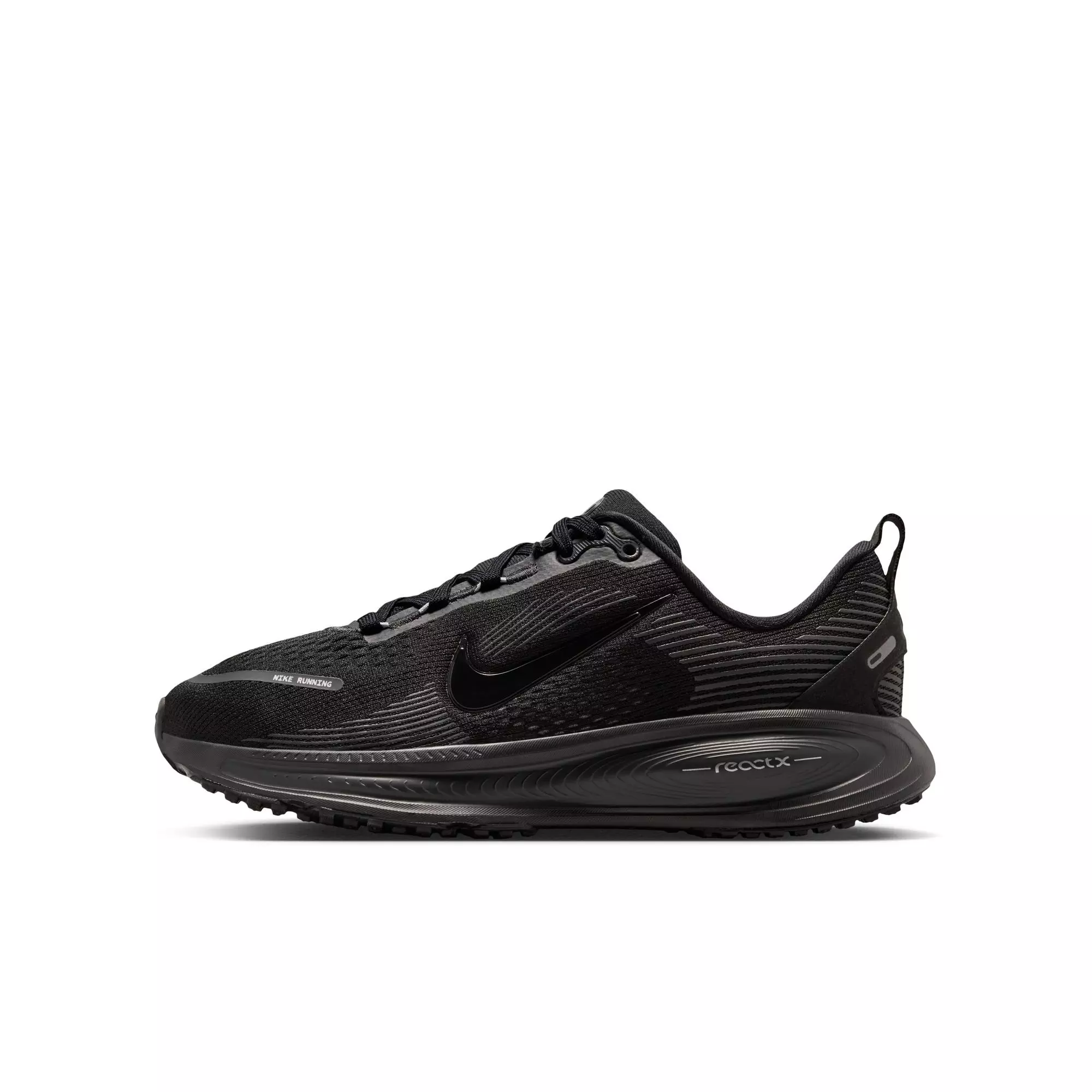 Nike Vomero 18 "Black/Dk Smoke Grey/Lt Smoke Grey" Grade School Boys' Road Running Shoe - BLACK