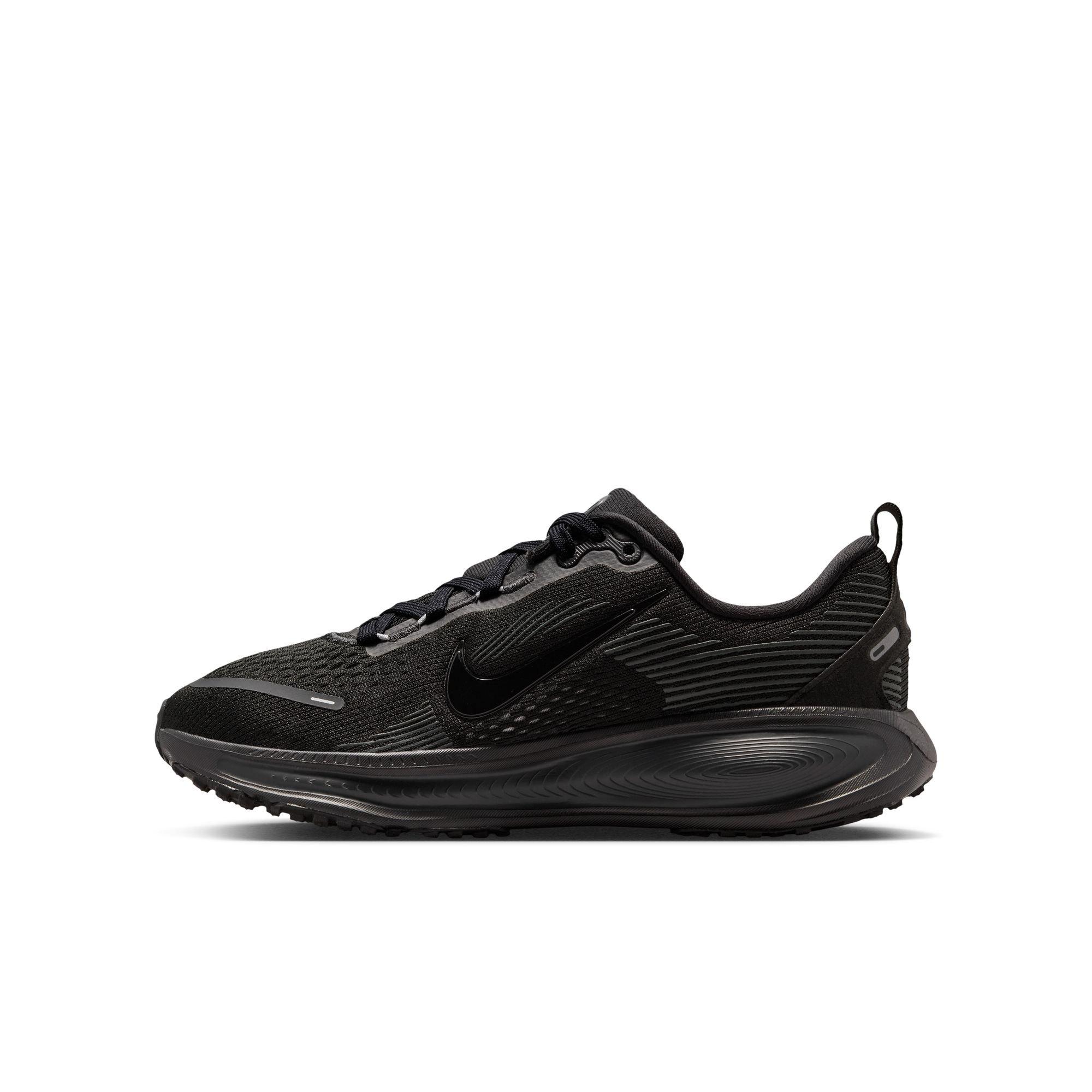 Nike Vomero 18 "Black/Dk Smoke Grey/Lt Smoke Grey" Grade School Boys' Road Running Shoe - BLACK Thumbnail View 4