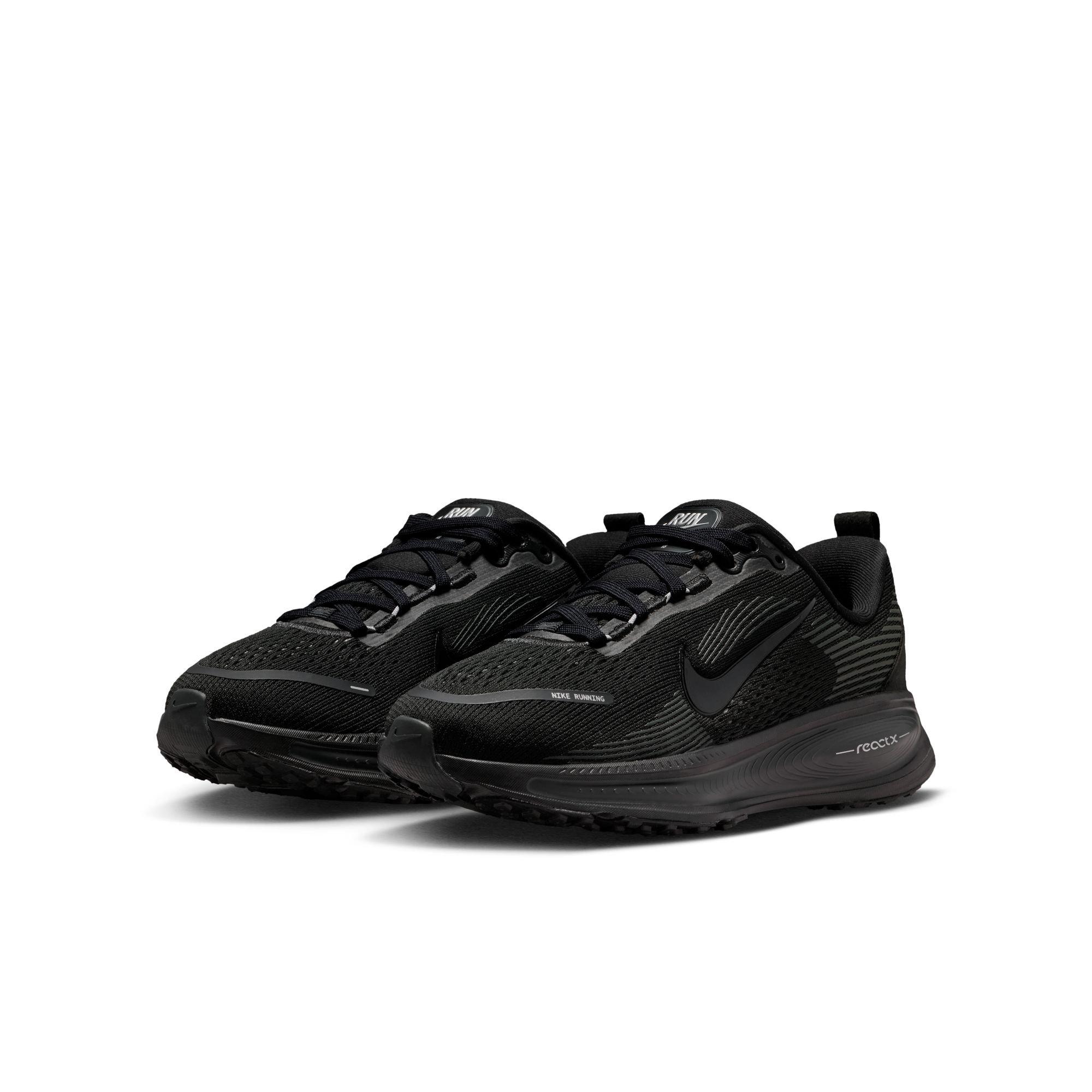 Nike Vomero 18 "Black/Dk Smoke Grey/Lt Smoke Grey" Grade School Boys' Road Running Shoe - BLACK Thumbnail View 5