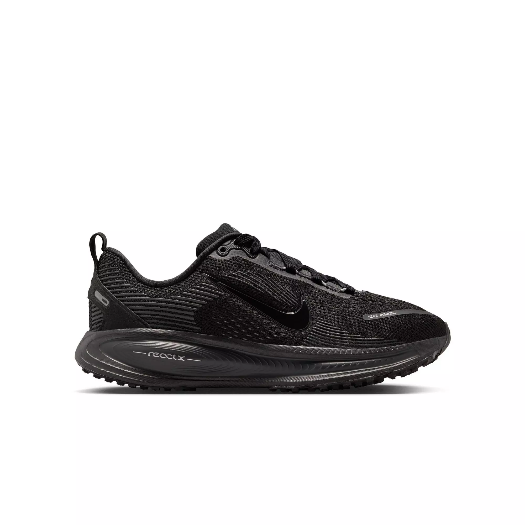 Nike Vomero 18 "Black/Dk Smoke Grey/Lt Smoke Grey" Grade School Boys' Road Running Shoe - BLACK