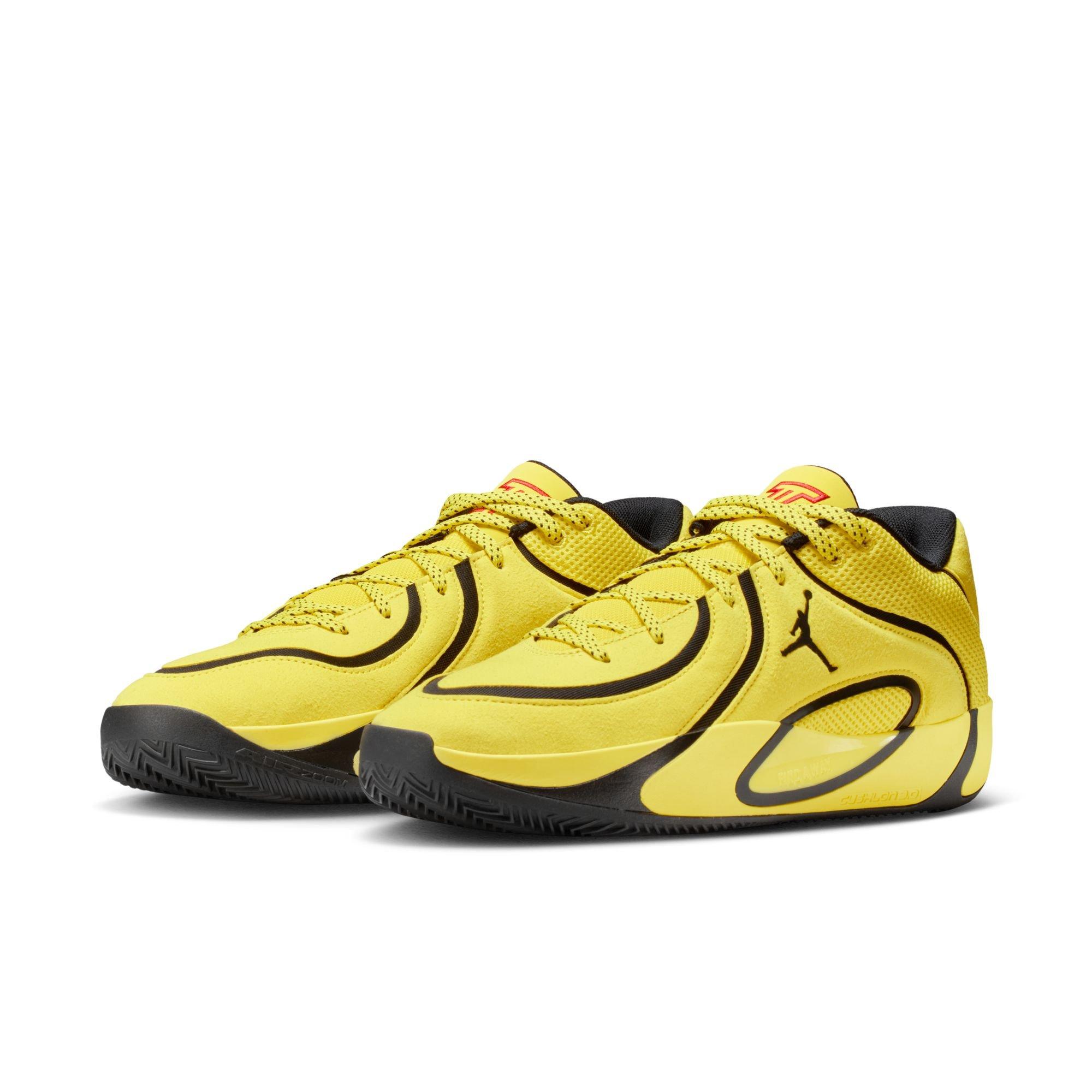 Jordan Tatum 4 "Sonic Yellow" Men's Basketball Shoe - SONIC YELLOW/UNIVERSITY RED/BLACK Thumbnail View 4