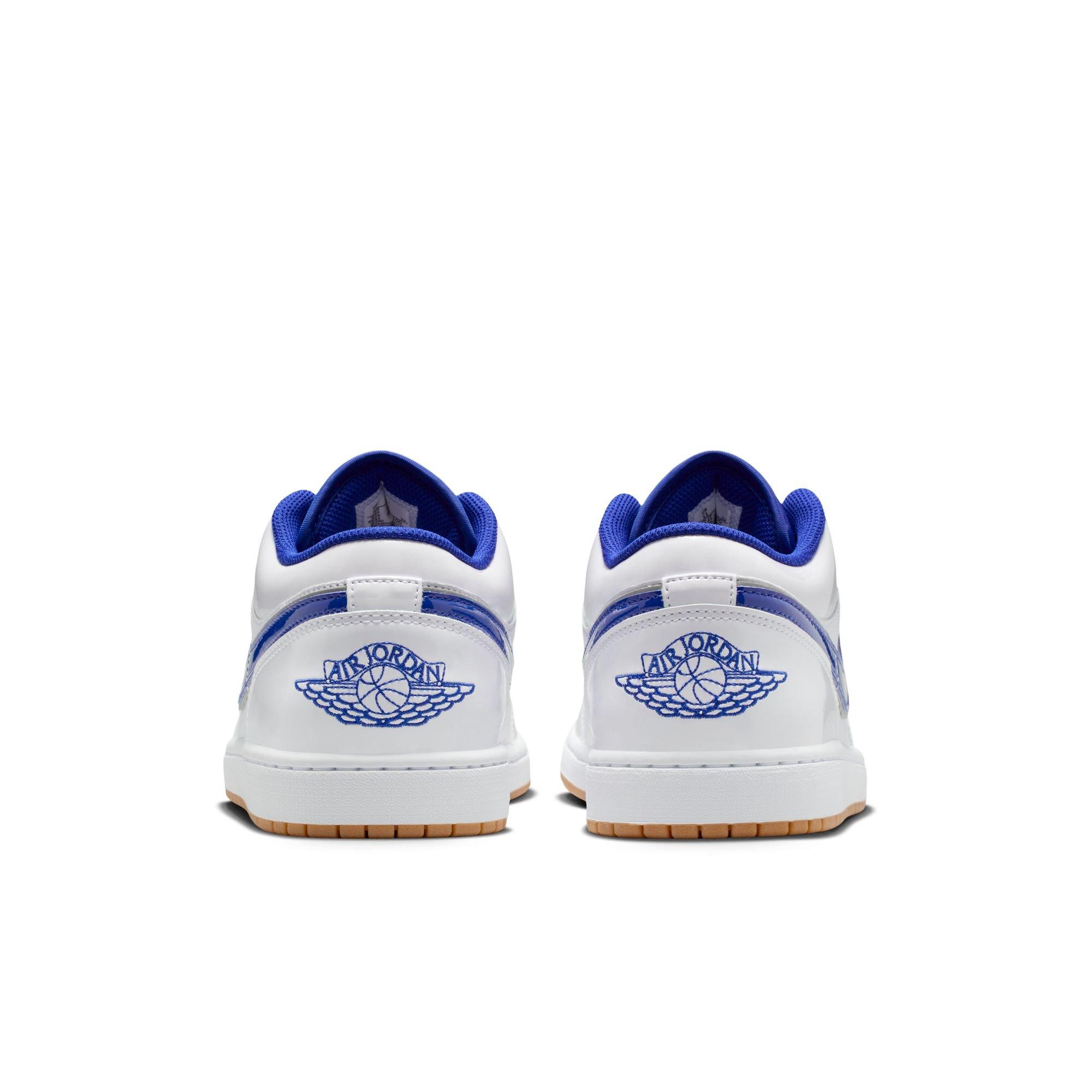 Jordan 1 Low SE "White/University Red/Old Royal" Men's Shoe - ROYAL/WHITE Thumbnail View 7