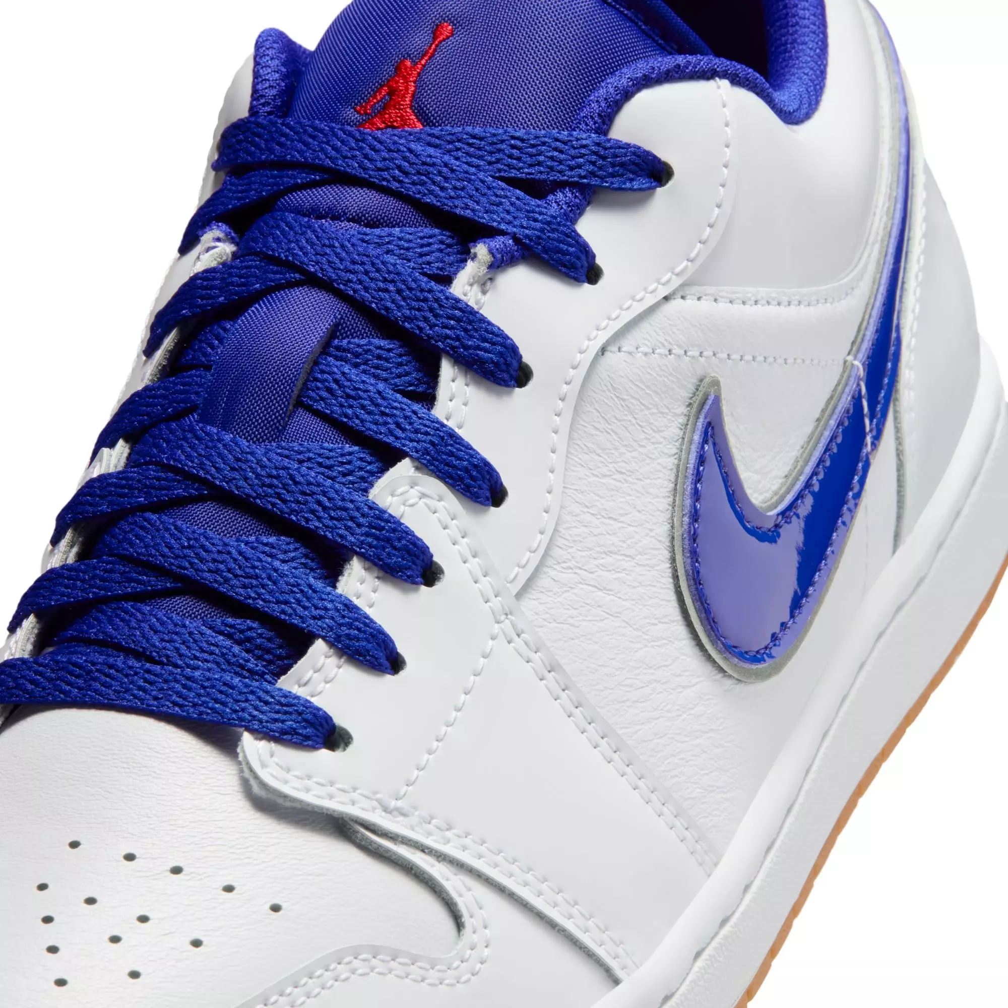 Jordan 1 Low SE "White/University Red/Old Royal" Men's Shoe - ROYAL/WHITE