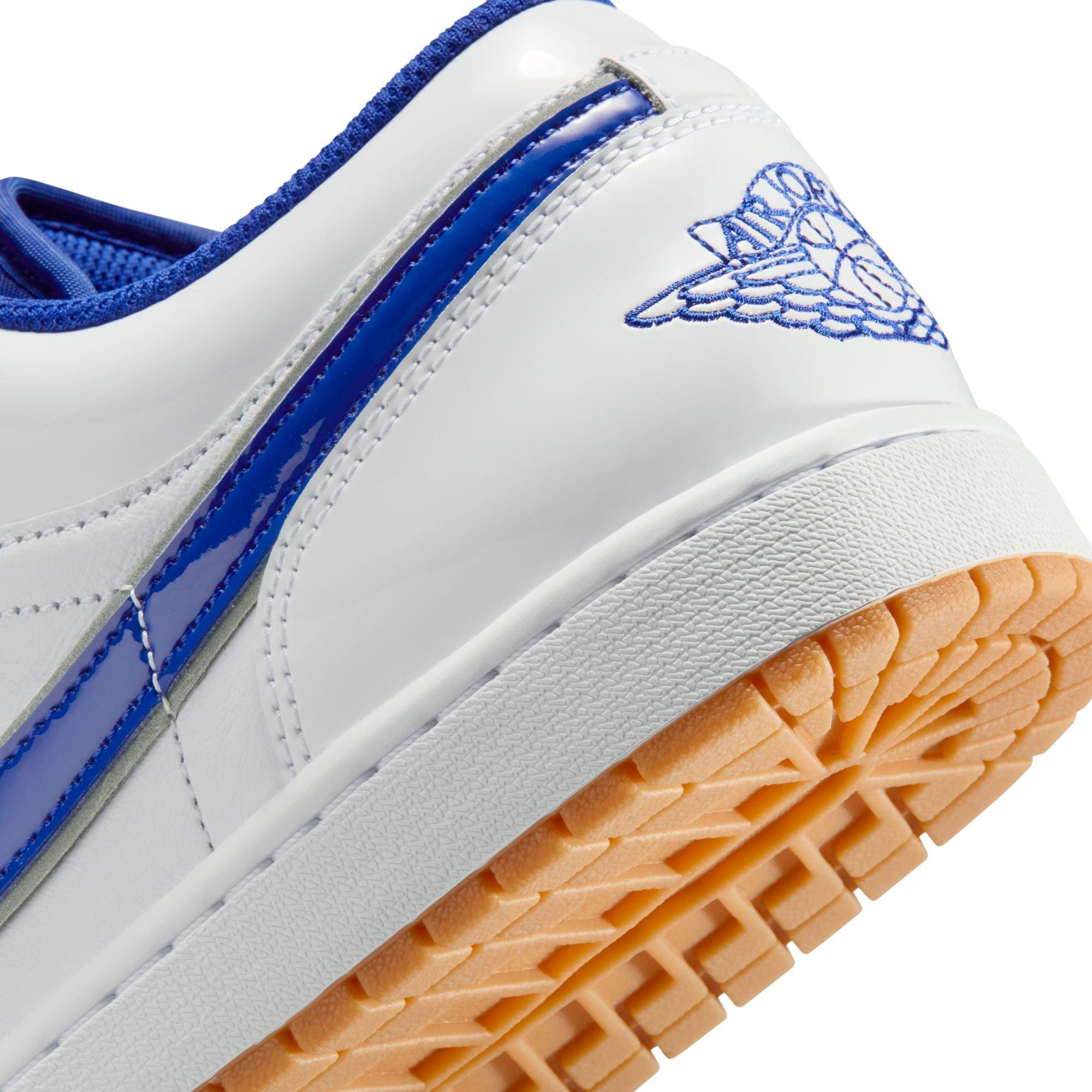 Jordan 1 Low SE "White/University Red/Old Royal" Men's Shoe - ROYAL/WHITE Thumbnail View 10