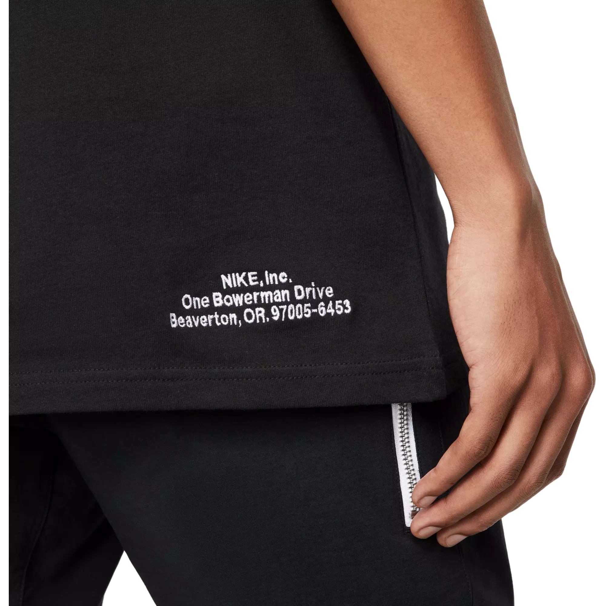 Nike Men's Sportswear Tee-Black/White - BLACK/WHITE