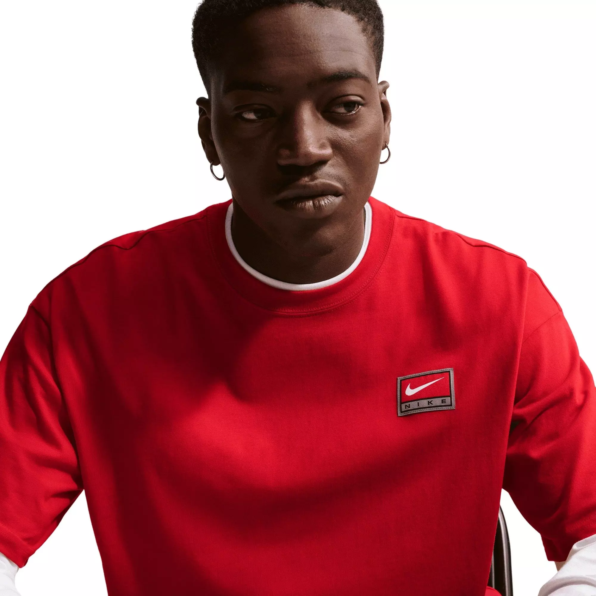 Nike Men's Boxy Knit Top - University Red - RED