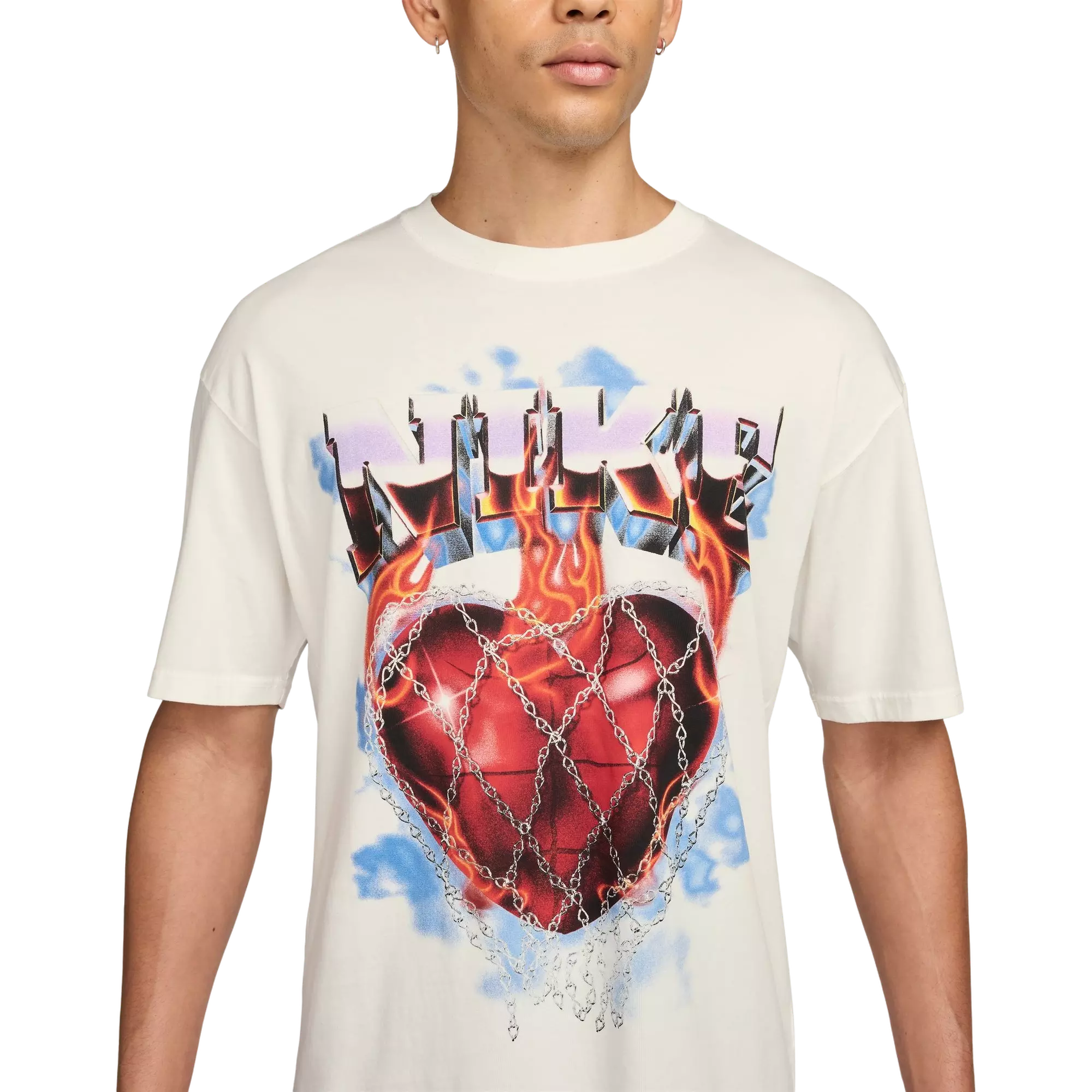 Nike Men's Basketball Tee - Sail - SAIL