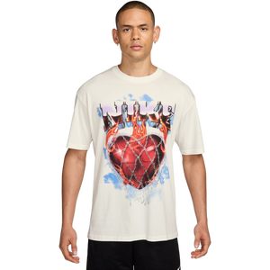 Nike Men's Basketball Tee-Sail