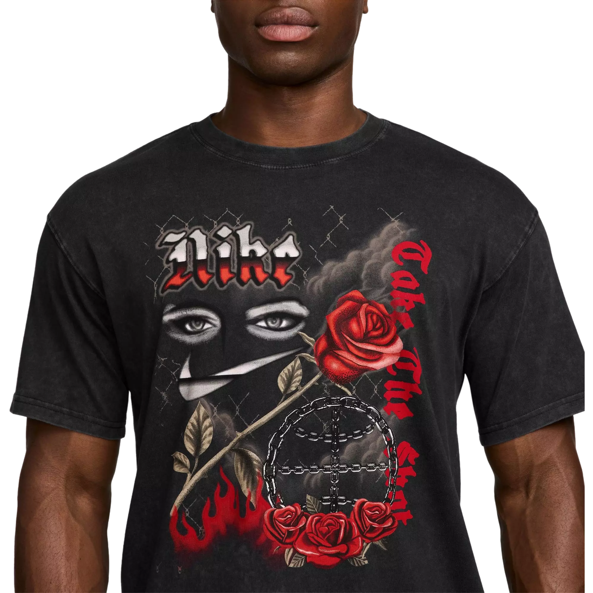 Nike Men's Basketball Tee - BLACK
