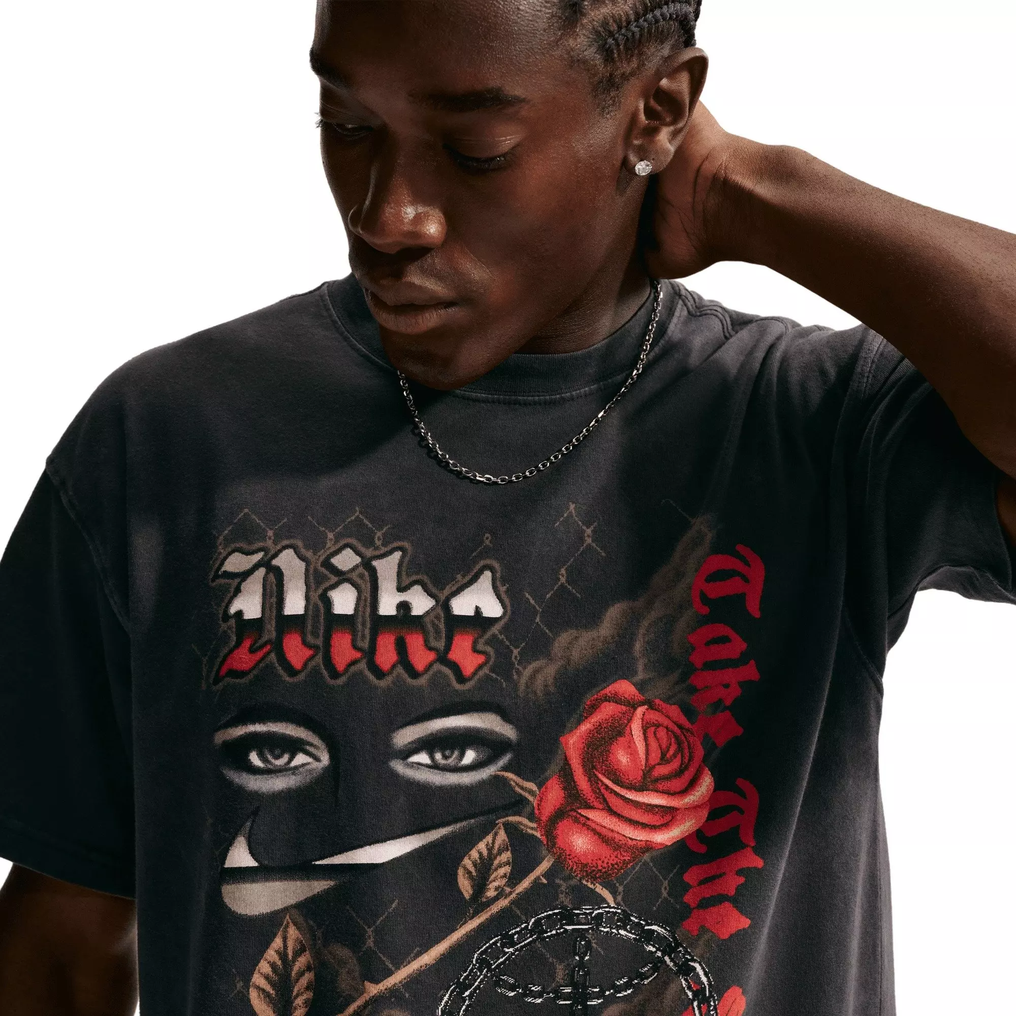 Nike Men's Basketball Tee - BLACK