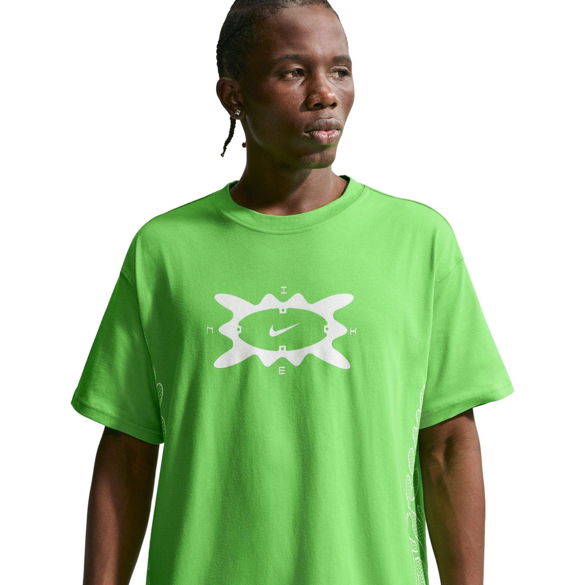 Nike Men's Sportswear Graphic Tee - Green - GREEN Thumbnail View 3
