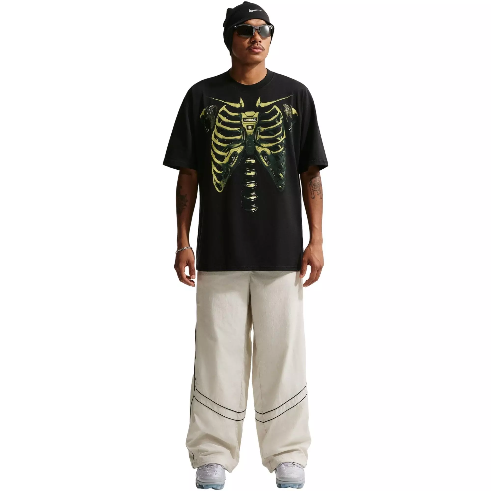 Nike Men's Sportswear Exoskeleton Max90 Tee - BLACK