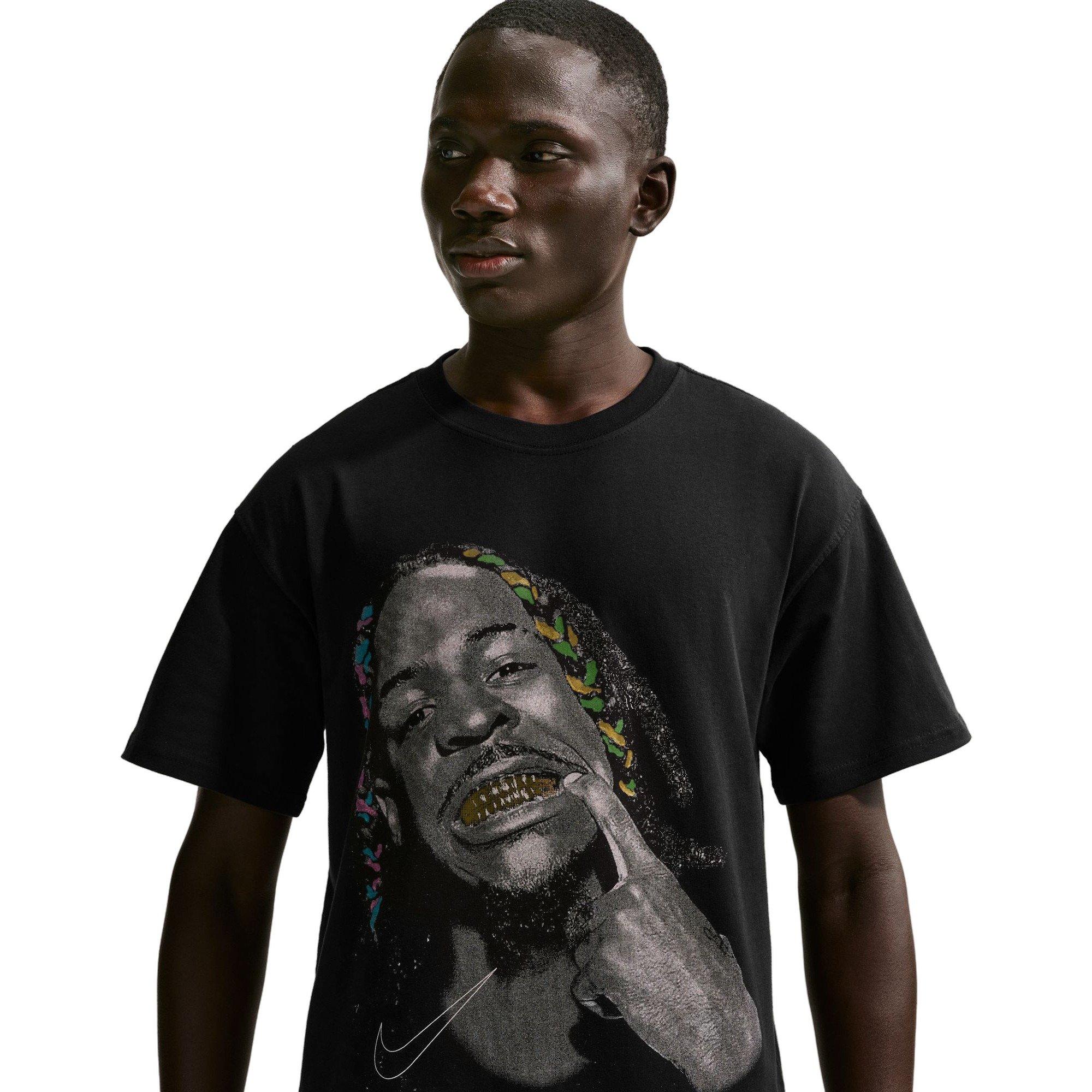 Nike Men's Ja Basketball Tee - BLACK Thumbnail View 3