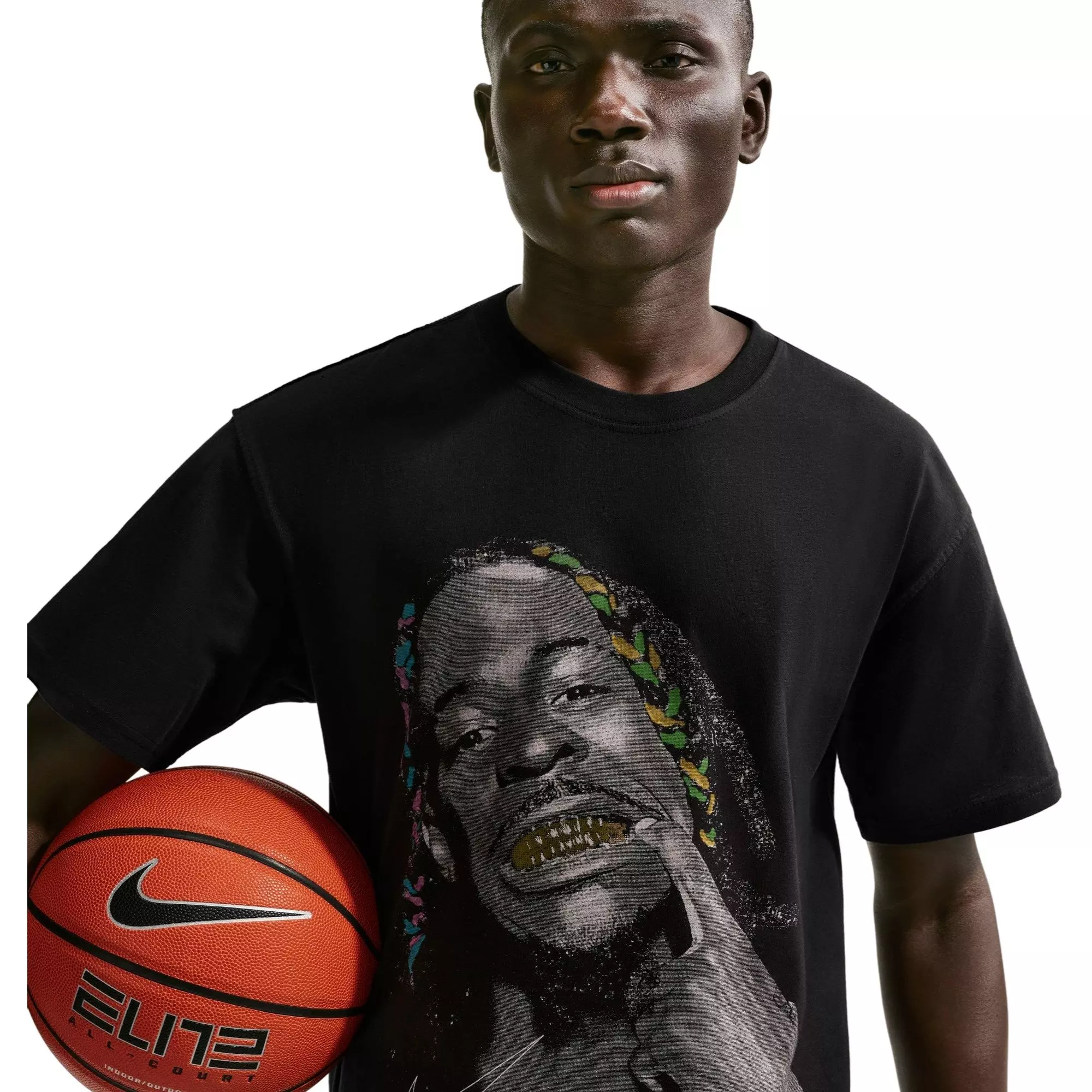Nike Men's Ja Basketball Tee - Black - BLACK