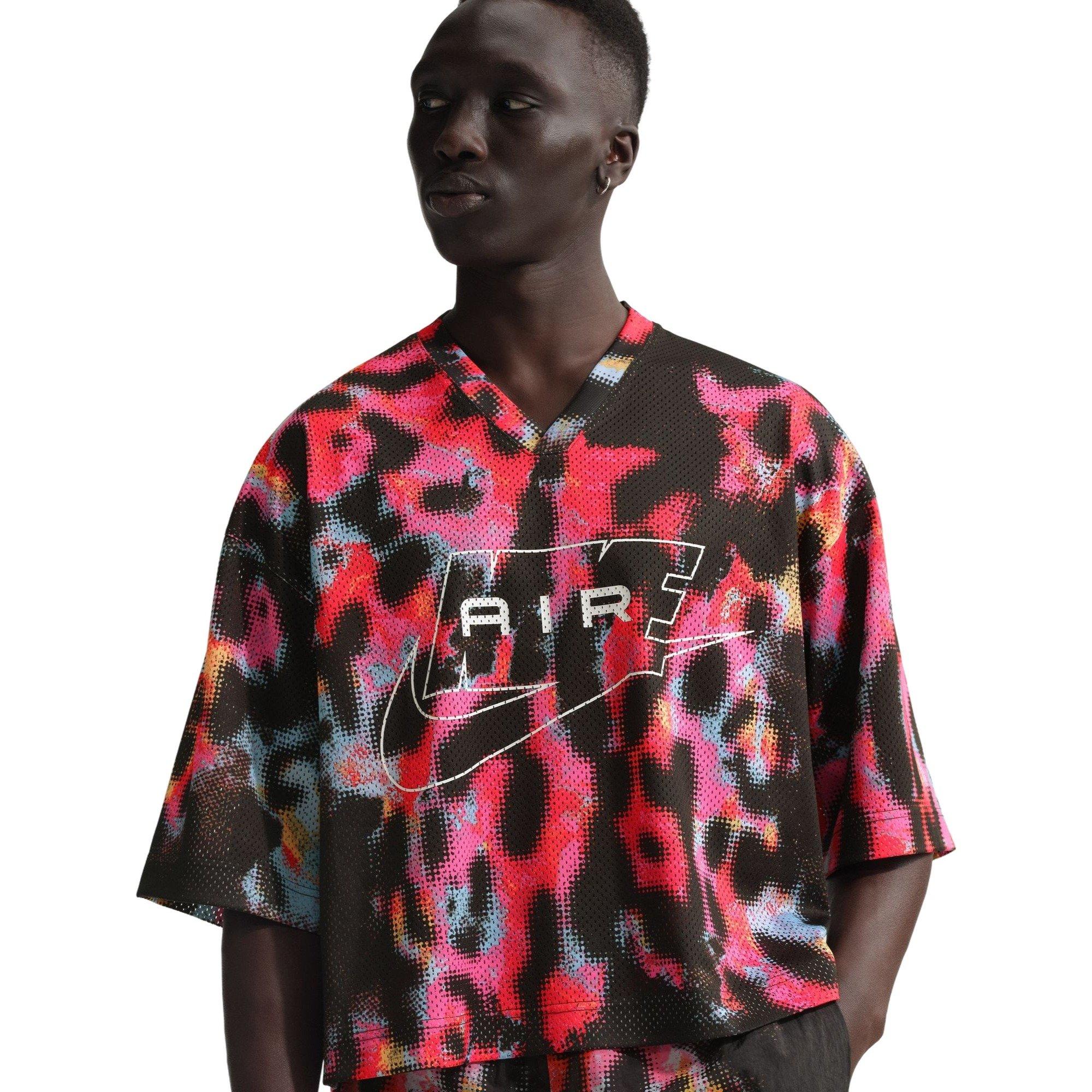 Nike Men's Air Woven Jersey Oversized Mesh Tee | Hibbett