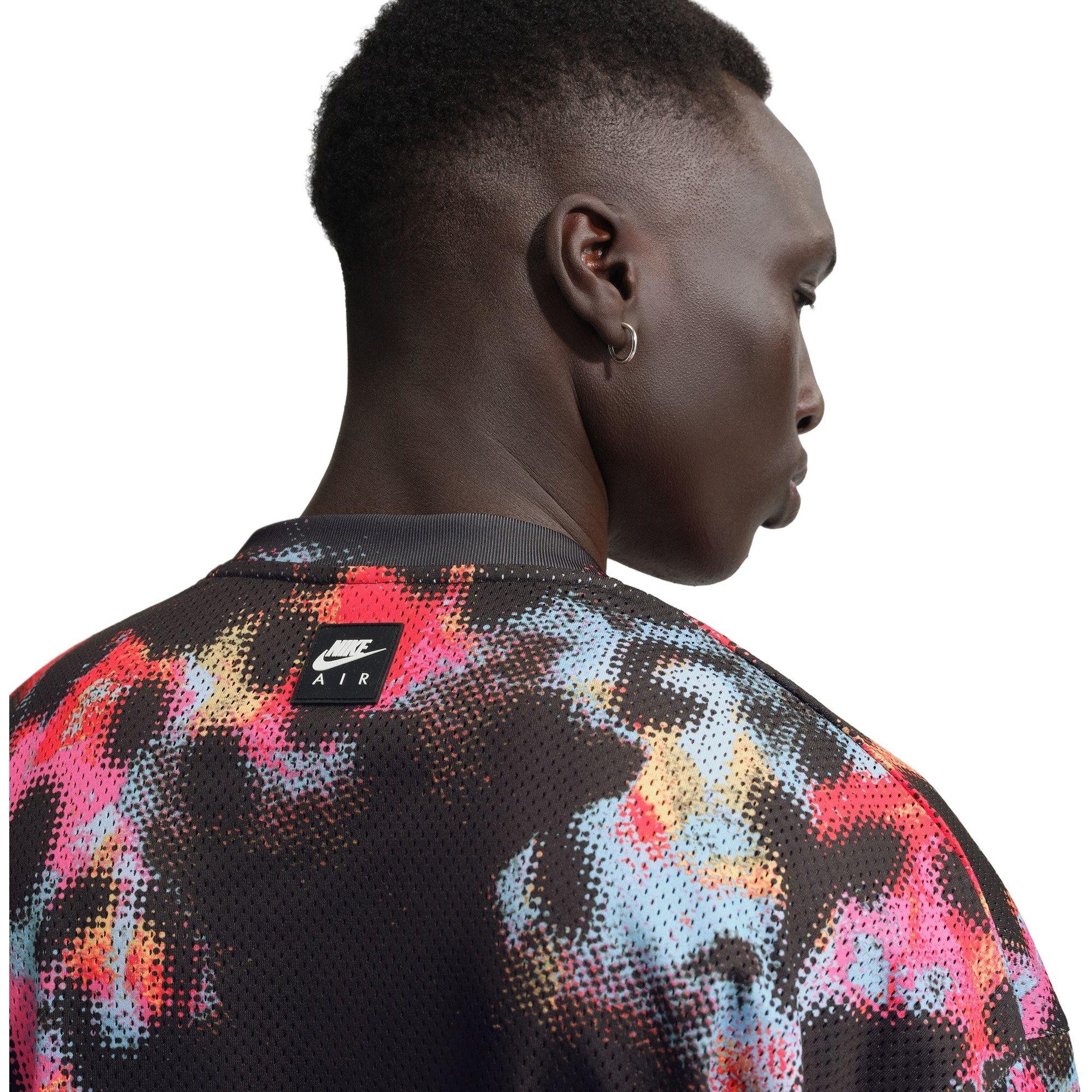 Nike Men's Air Woven Jersey Oversized Mesh Tee | Hibbett