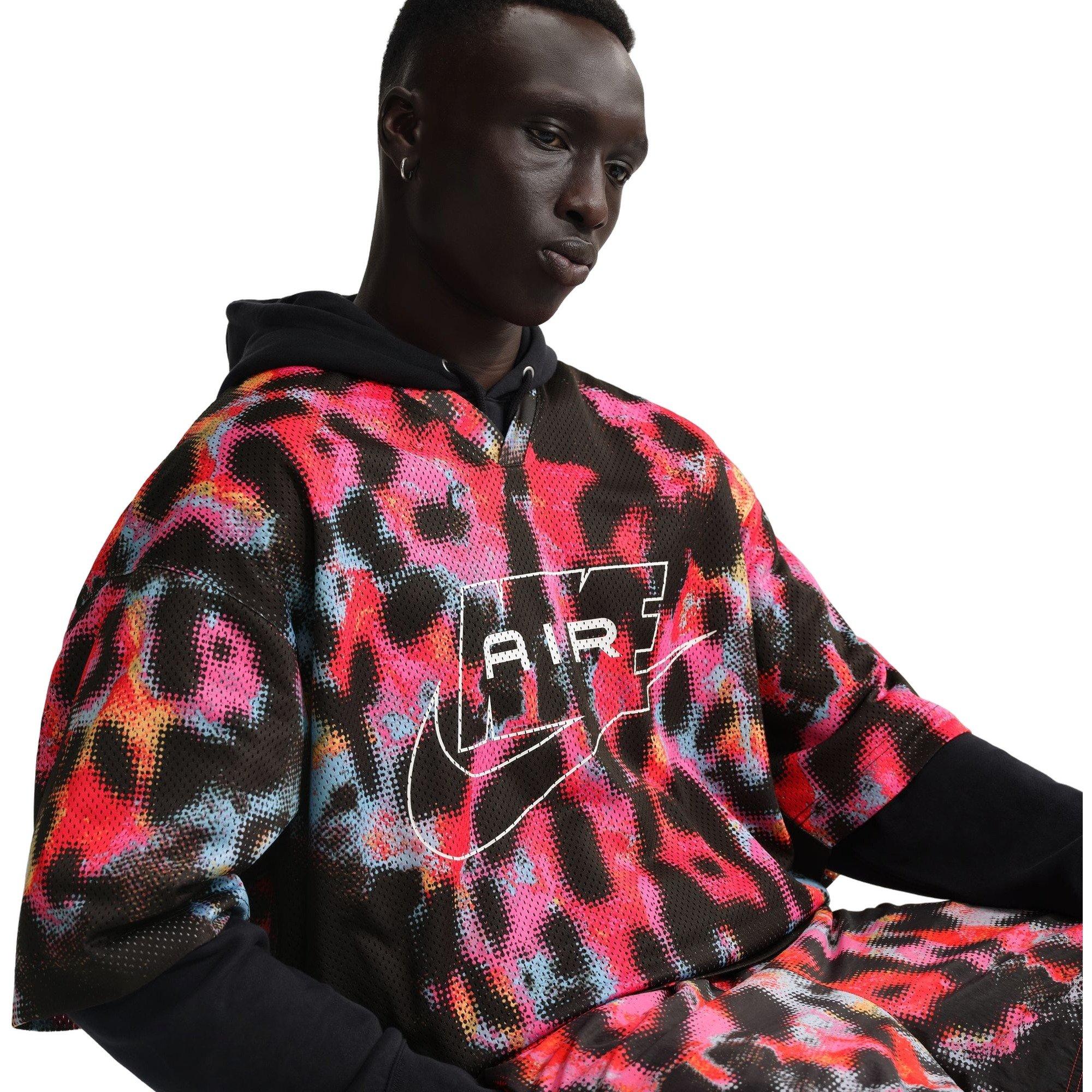 Nike Men's Air Woven Jersey - RED/BLACK Thumbnail View 5