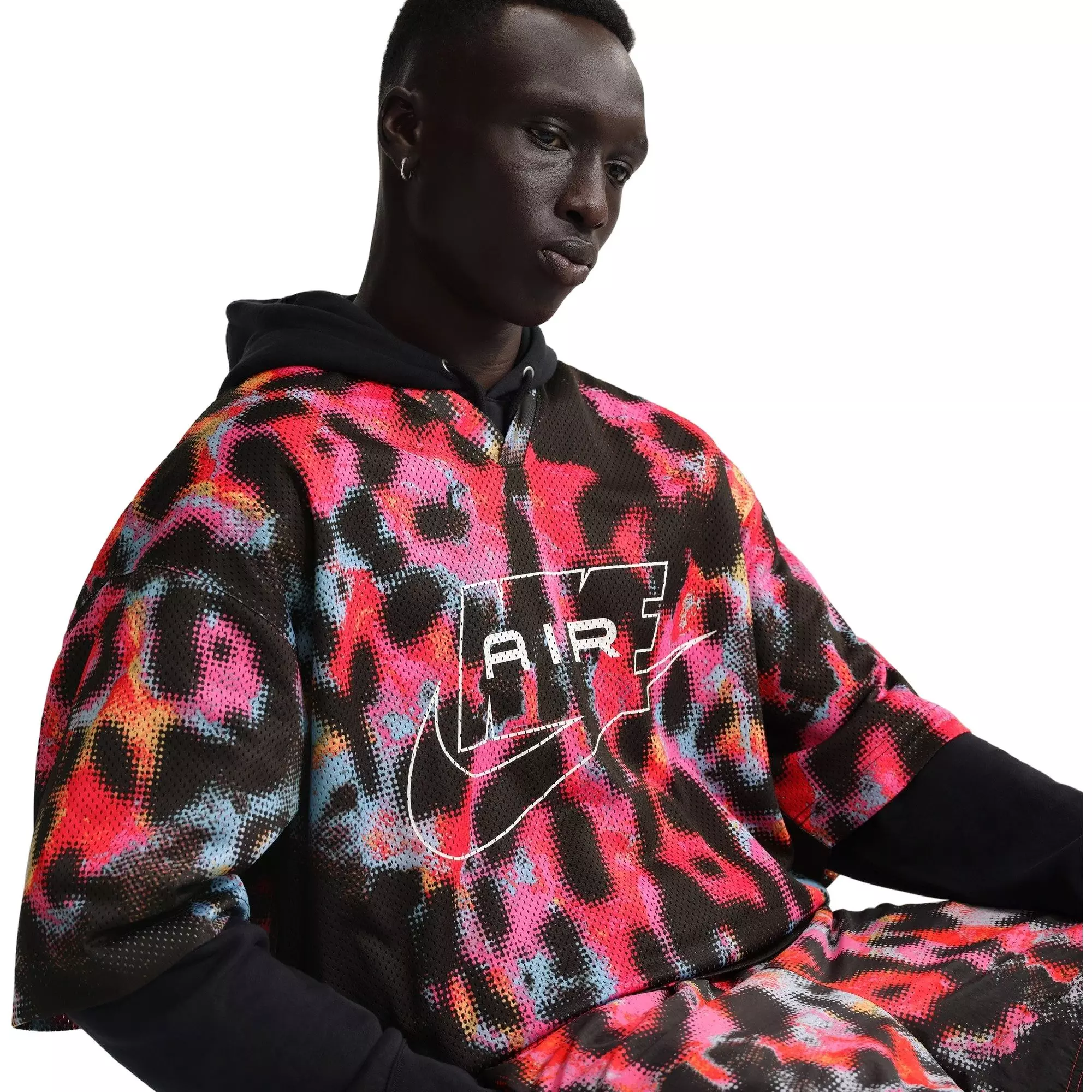 Nike Men's Air Woven Jersey - RED/BLACK