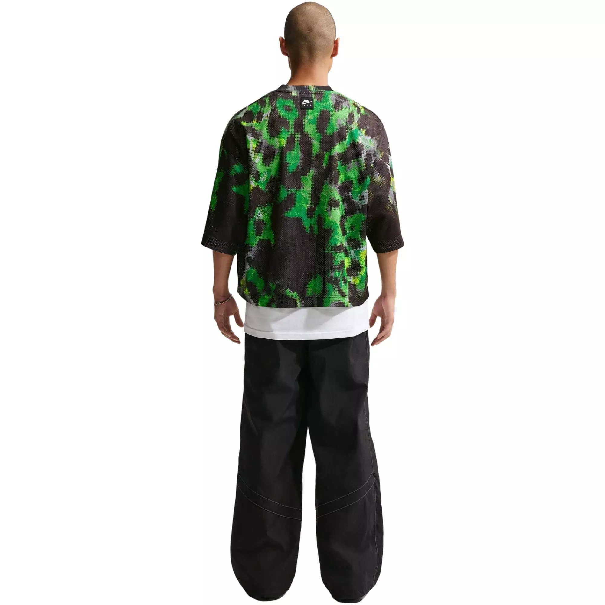 Nike Men's Air Woven Jersey - GREEN/BLACK