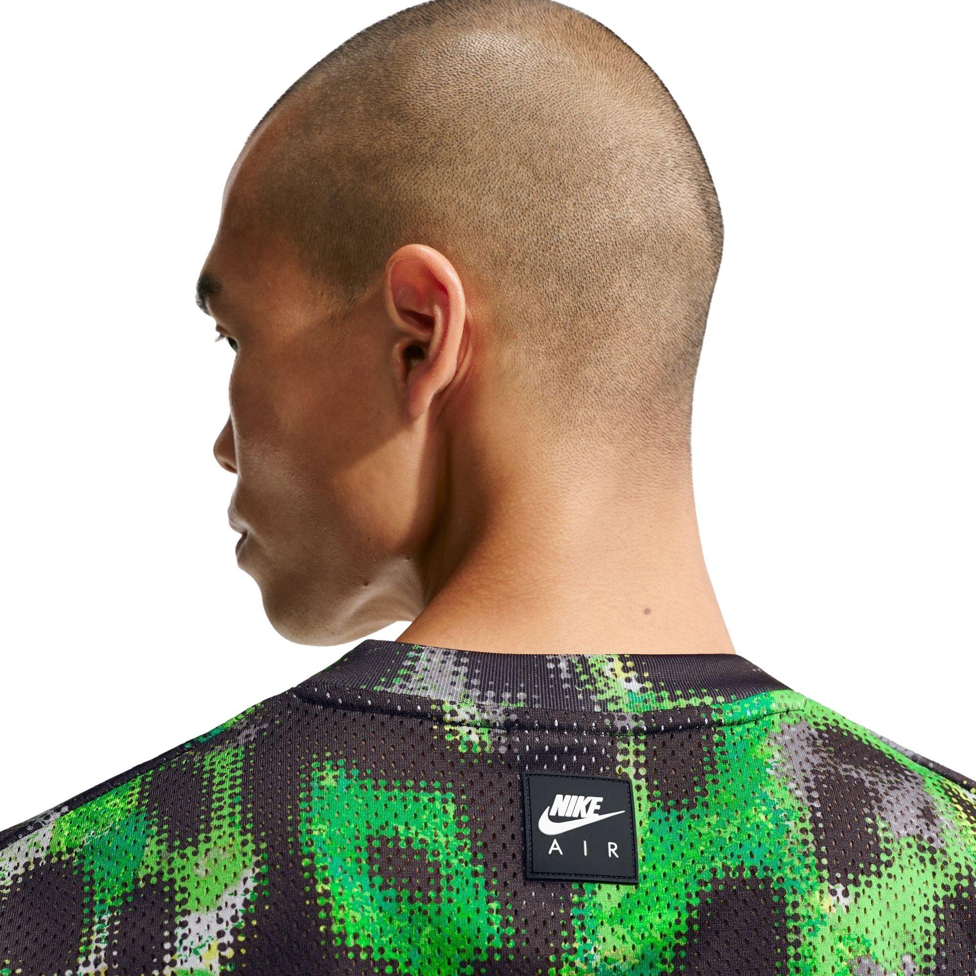 Nike Air Woven Jersey Men's Green/Black Oversized | Hibbett