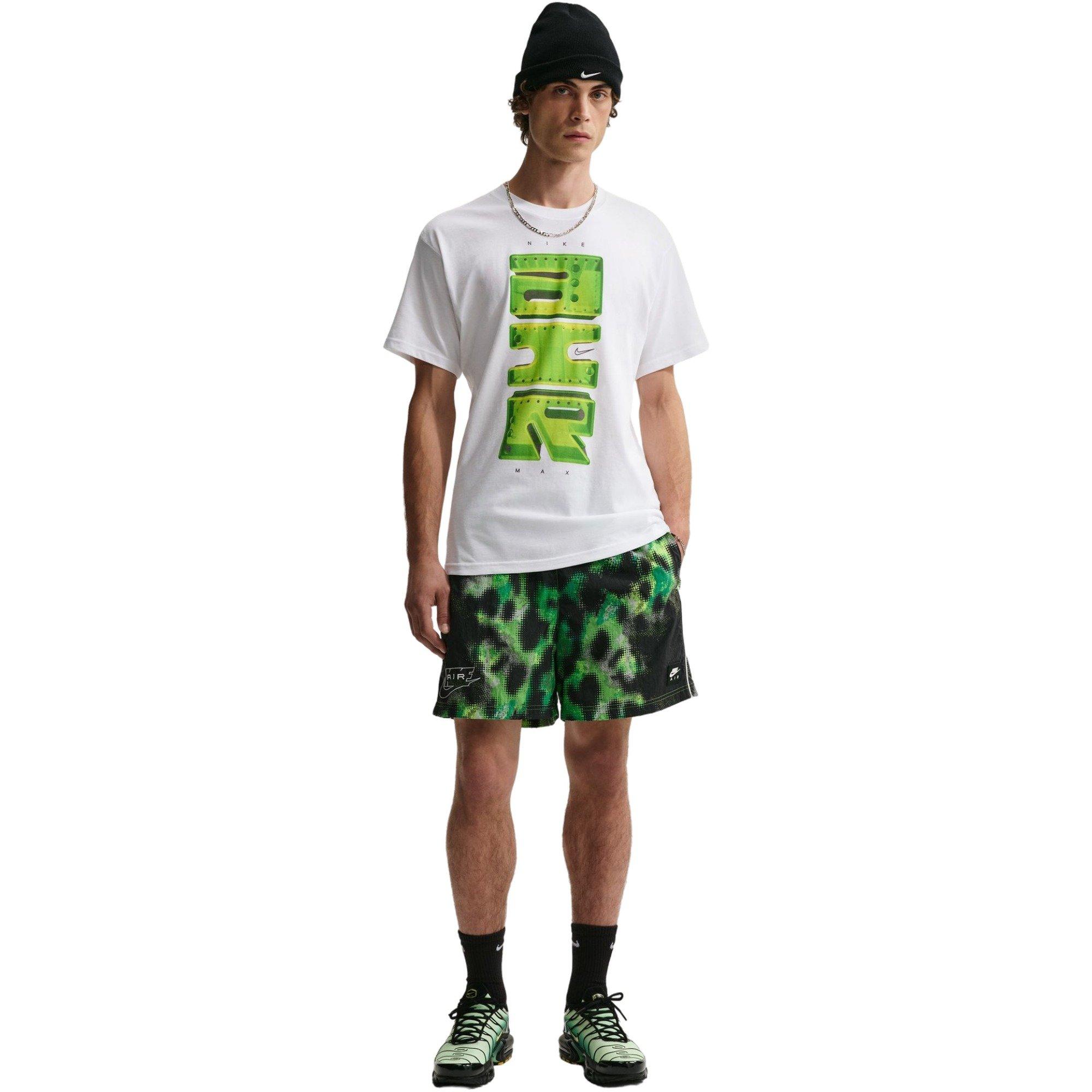 Nike Men's Air Woven Shorts - Green/Black - GREEN/BLACK Thumbnail View 1