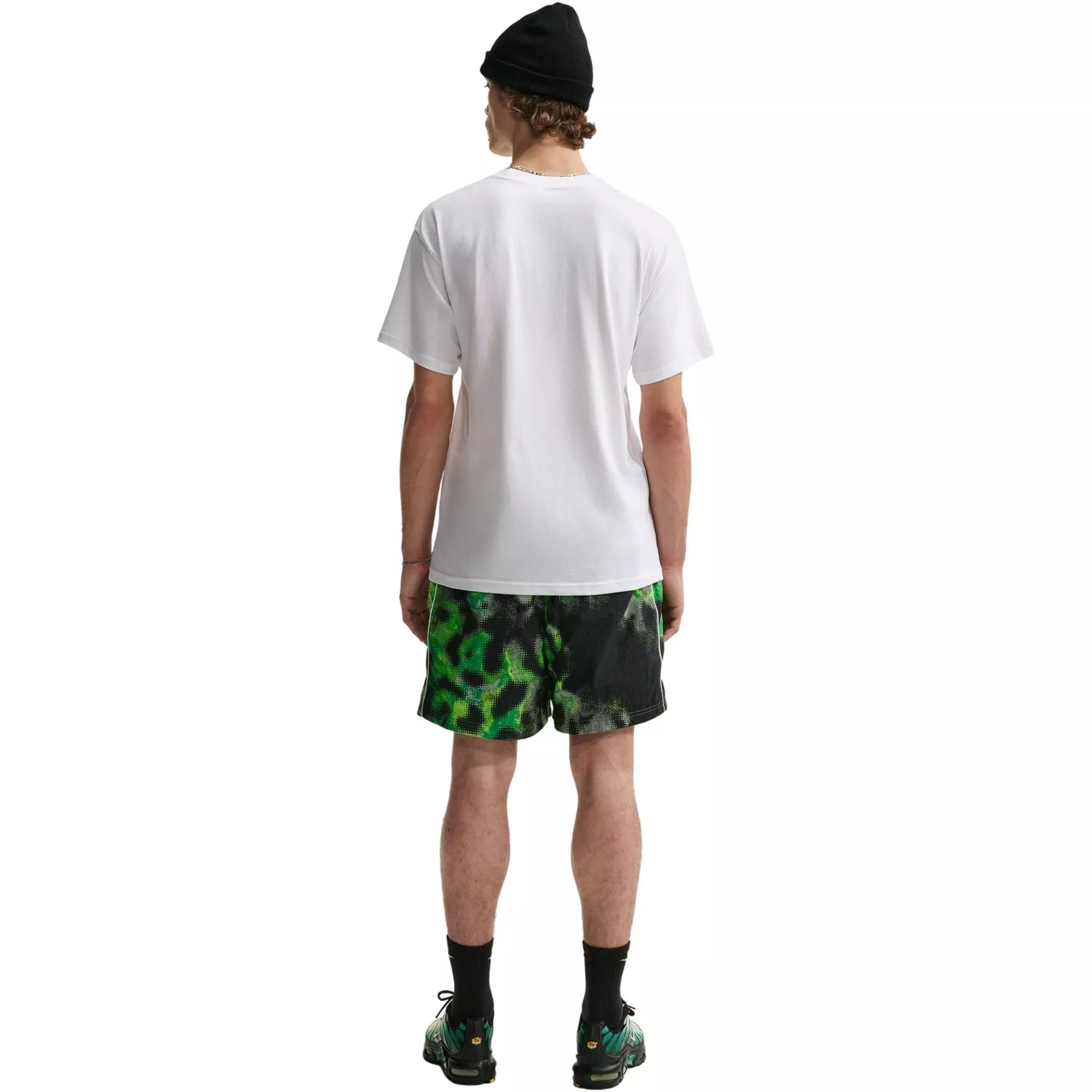 Nike Men's Air Woven Shorts - Green/Black - GREEN/BLACK