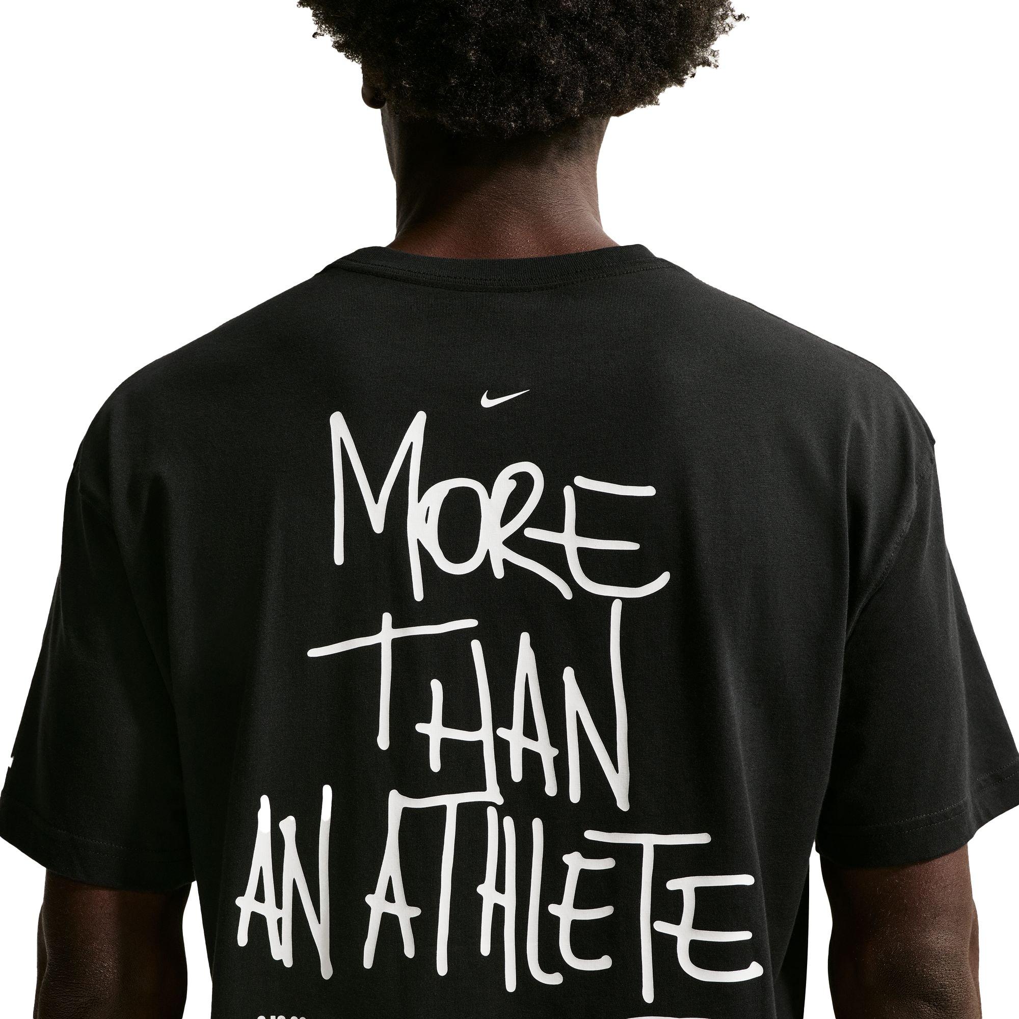 Nike LeBron "Shut Up and Dribble" Men's Basketball T-Shirt - BLACK Thumbnail View 2