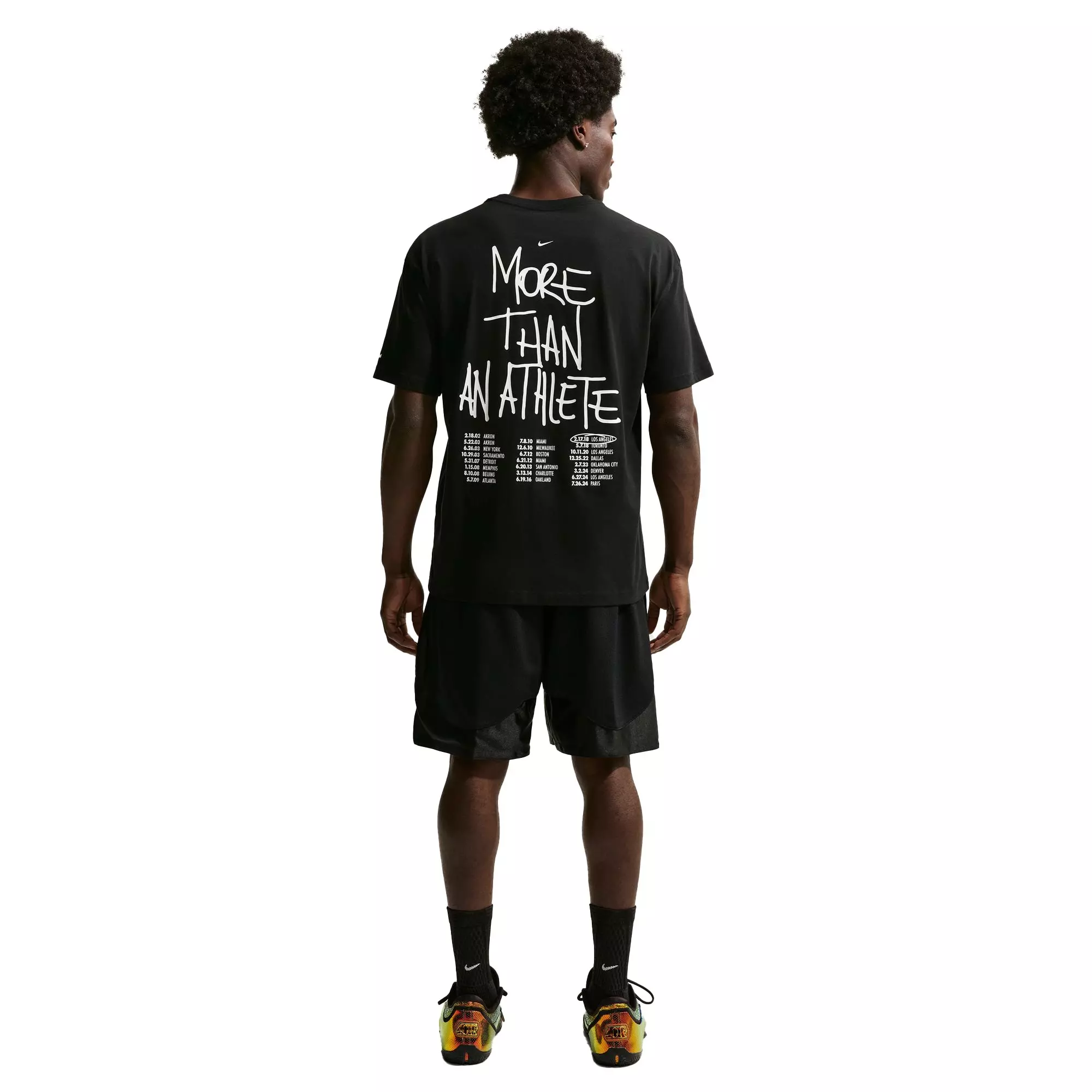 Nike LeBron "Shut Up and Dribble" Men's Basketball T-Shirt - BLACK