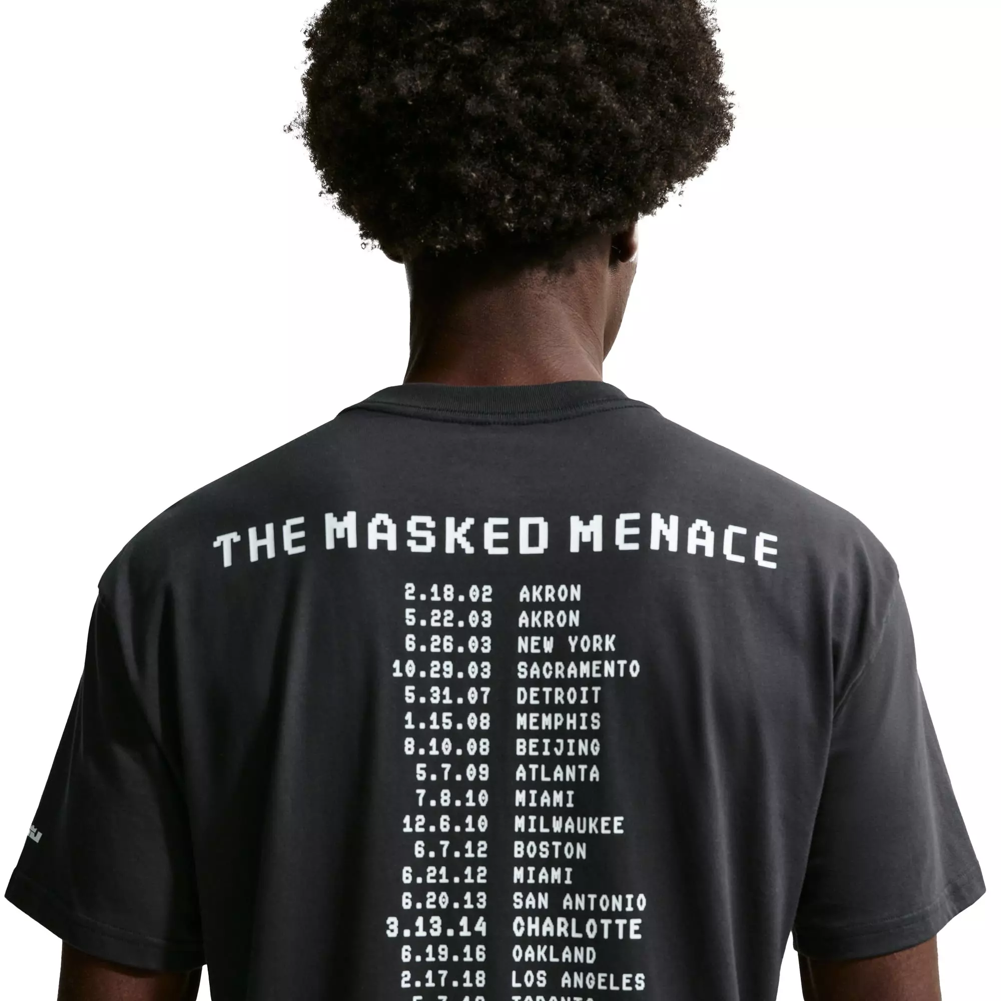 Nike LeBron "Masked Menace" Men's Basketball T-Shirt - BLACK