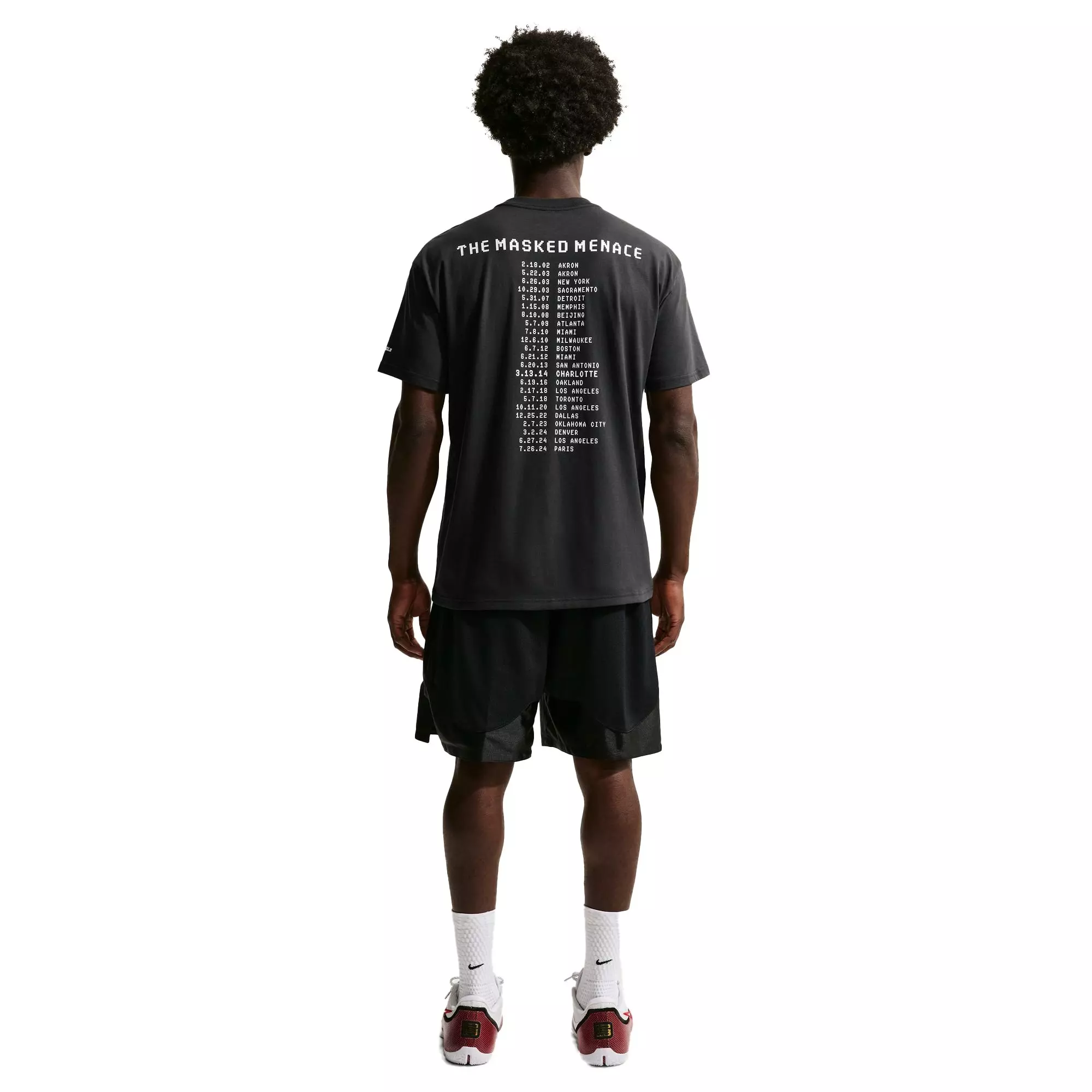 Nike LeBron "Masked Menace" Men's Basketball T-Shirt - BLACK