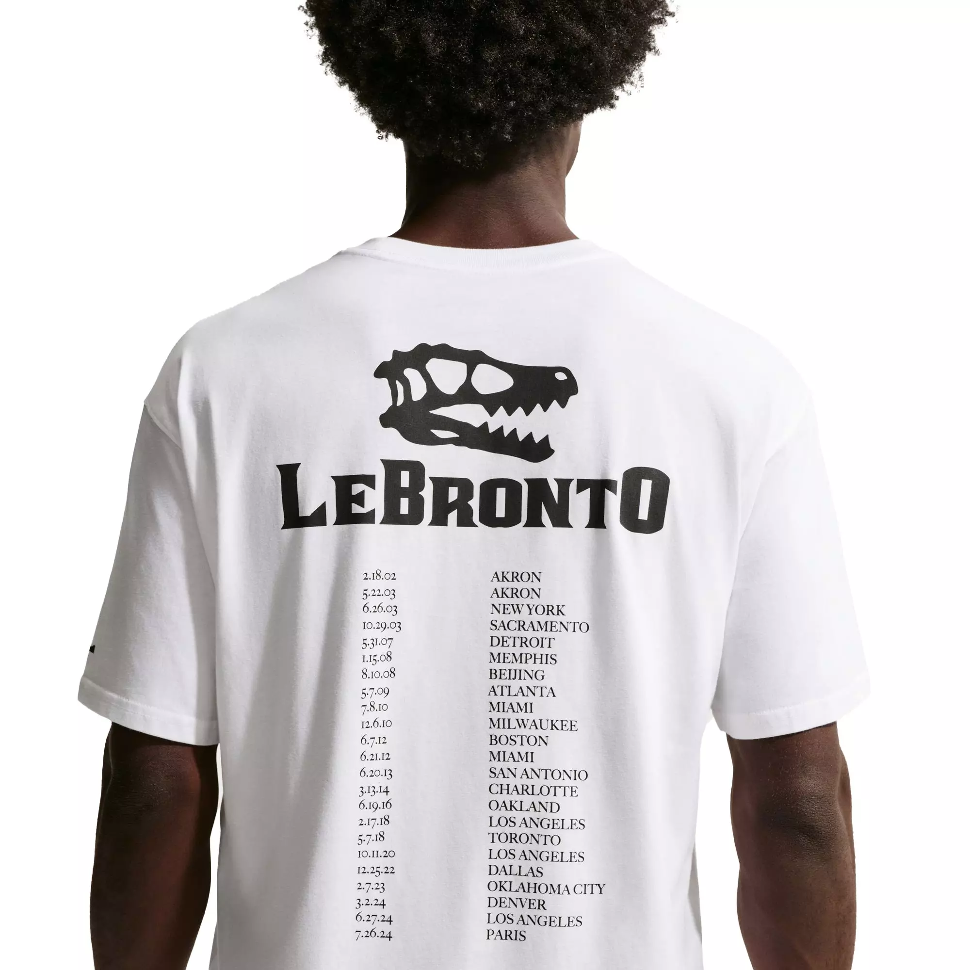 Nike LeBron "LeBronto" Men's Basketball T-Shirt - WHITE