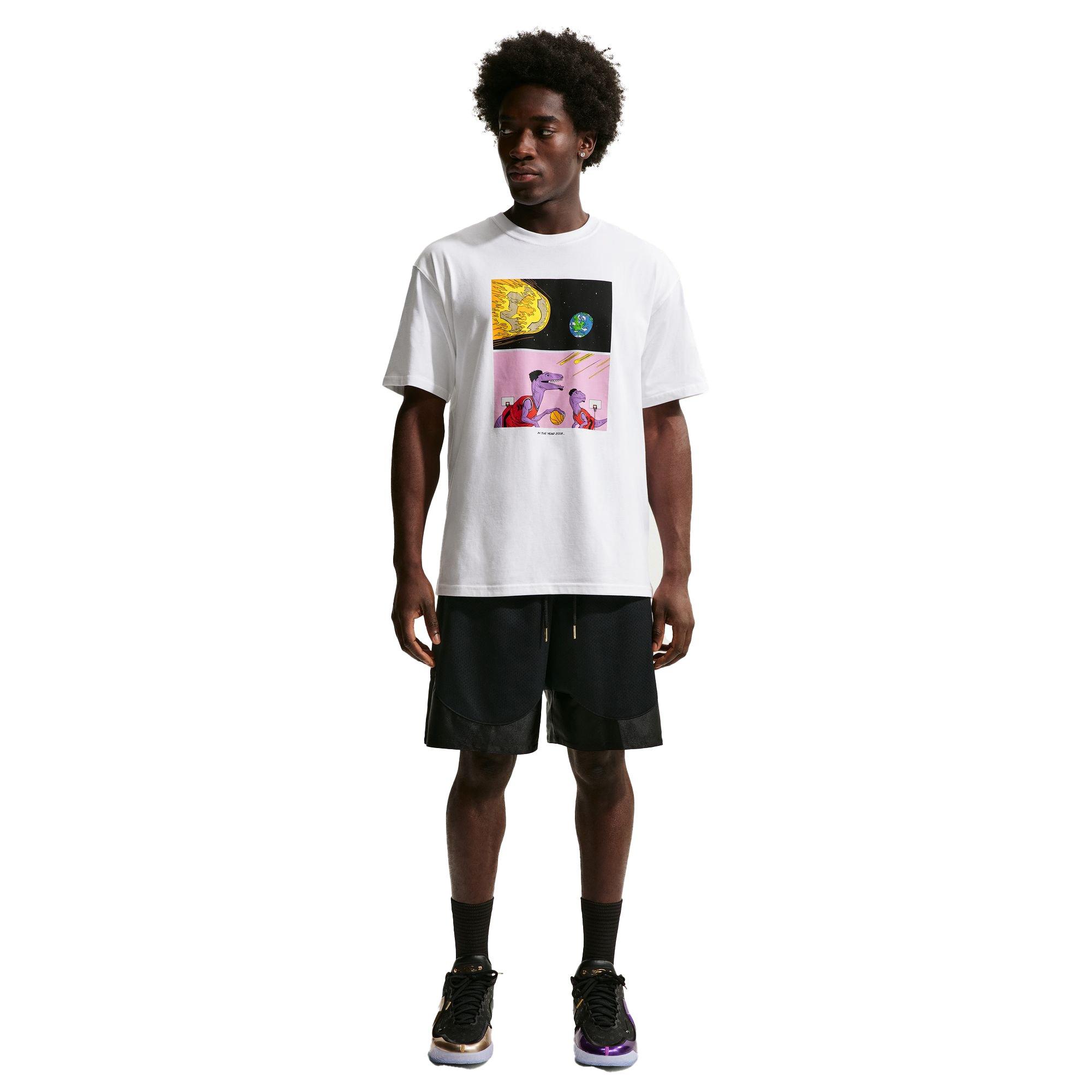 Nike LeBron "LeBronto" Men's Basketball T-Shirt - WHITE Thumbnail View 4