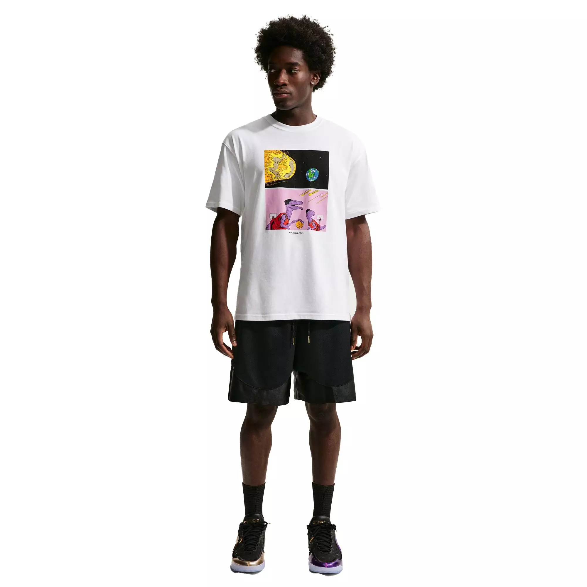 Nike LeBron "LeBronto" Men's Basketball T-Shirt - WHITE