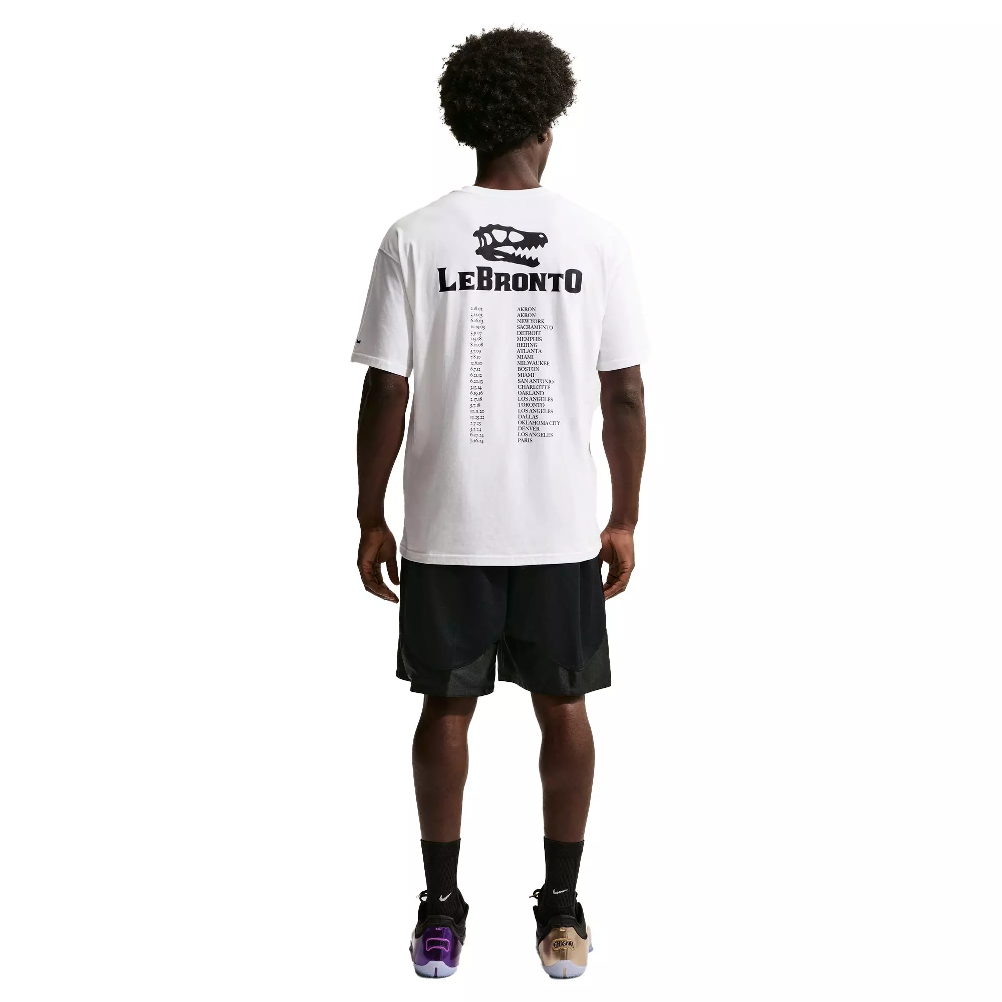 Nike LeBron "LeBronto" Men's Basketball T-Shirt - WHITE