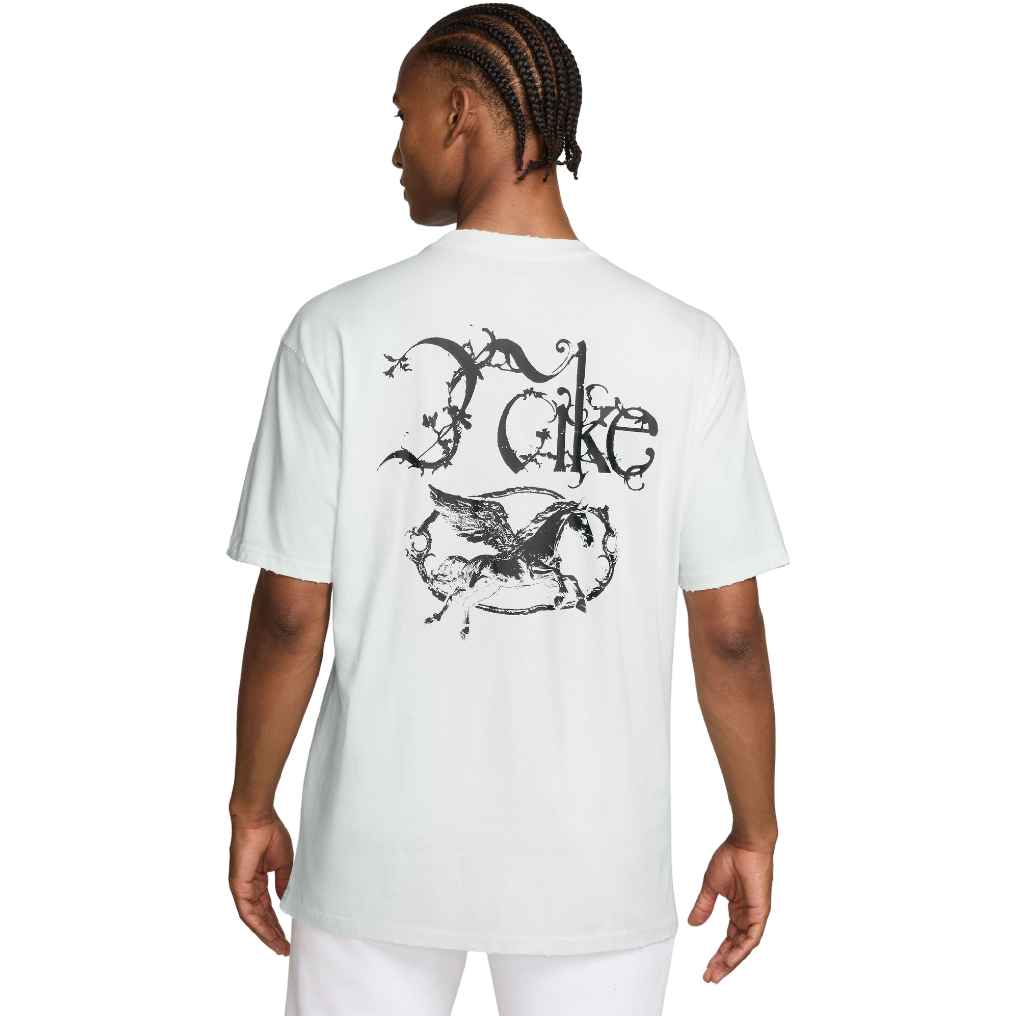 Nike Men's LSE Camelot Core Tee - Off White - OFF-WHITE Thumbnail View 2