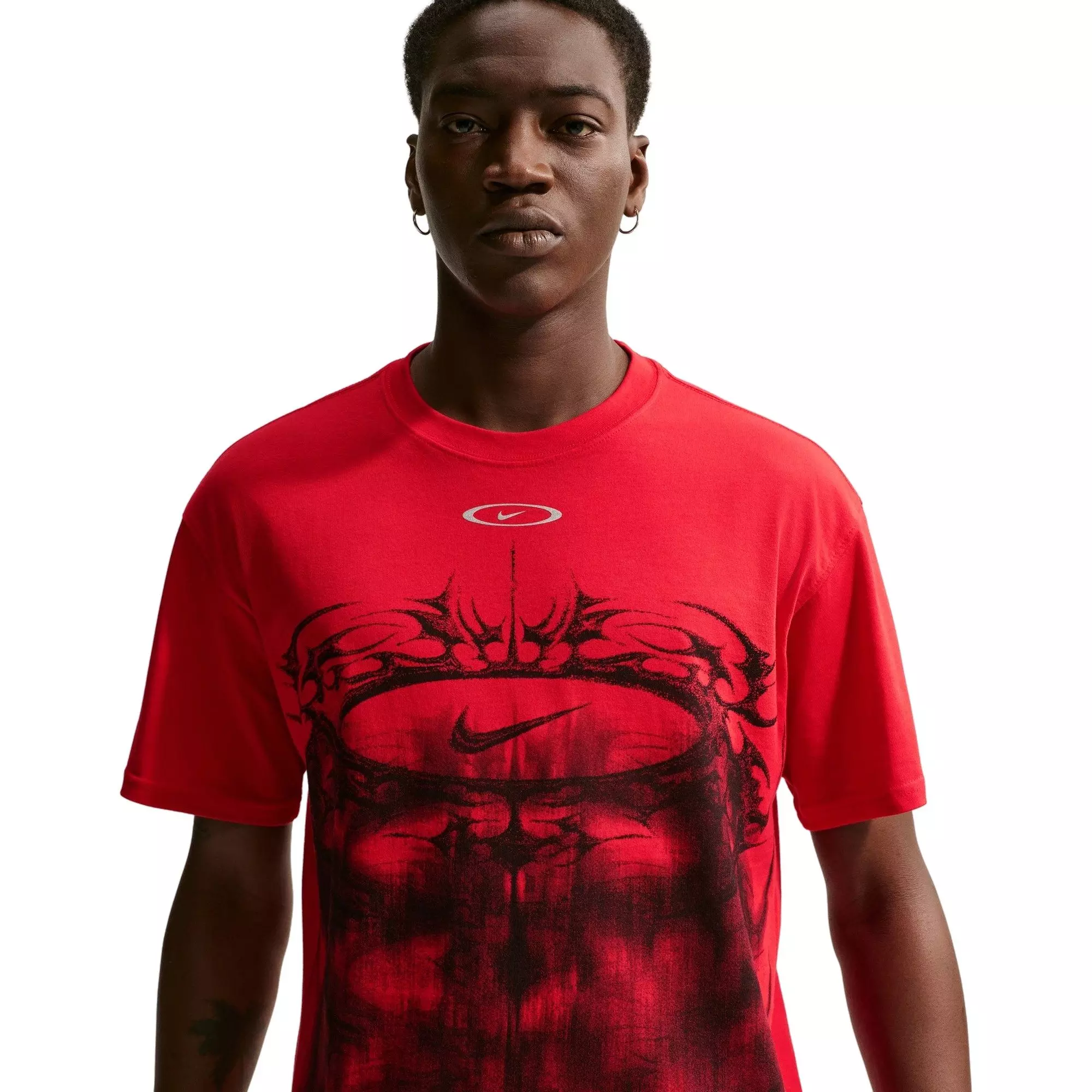 Nike Men's Sportswear Max90 Tee-Red - RED