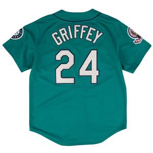 Mitchell &amp; Ness Ken Griffey Jr. Seattle Mariners 1995 Jersey-Green