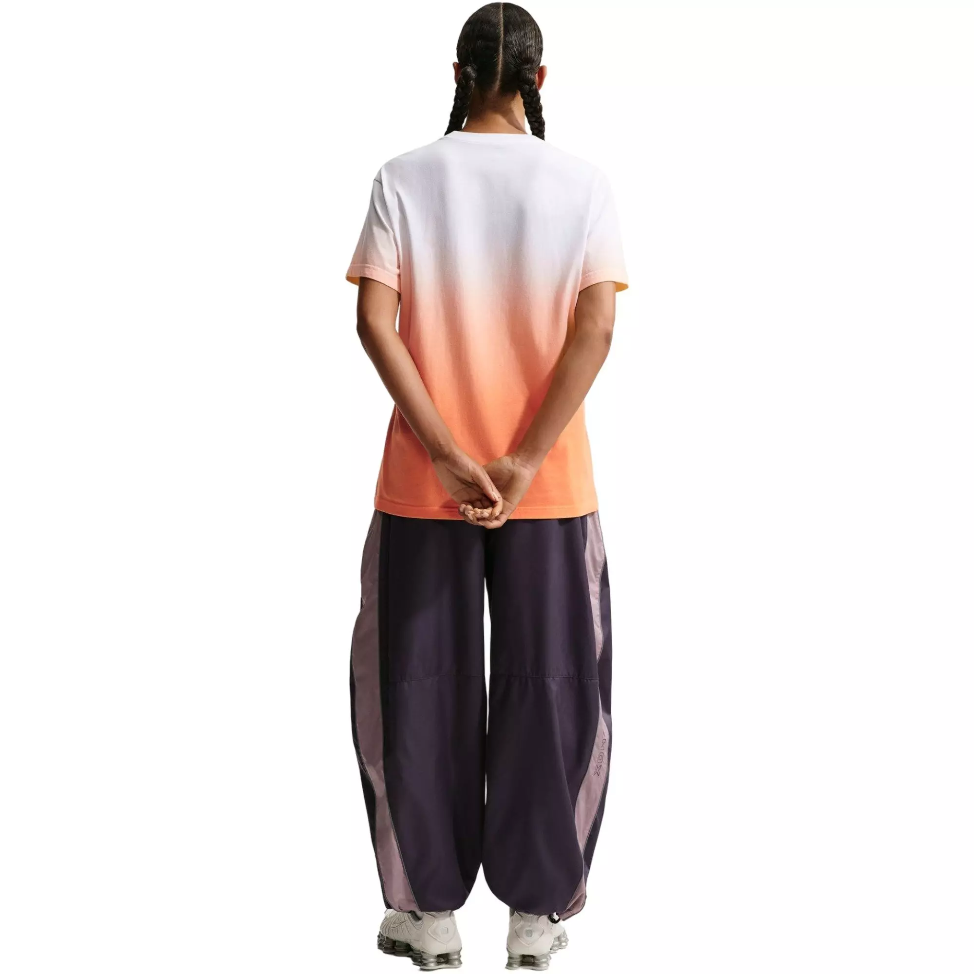 Nike Women's Sportswear Crew-Neck Tee - Orange - ORANGE