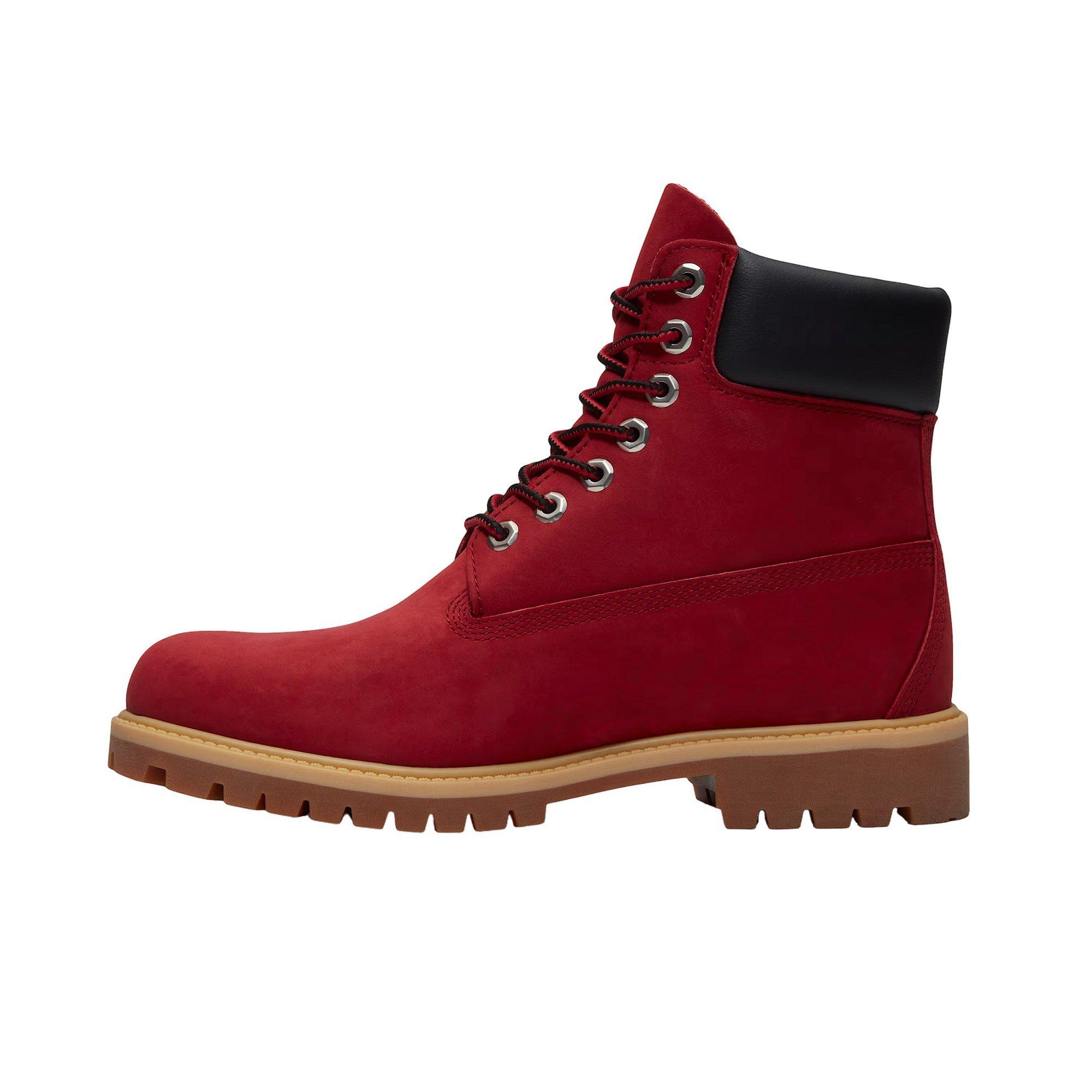 Timberland Premium 6-Inch Waterproof Red Boot | Hibbett