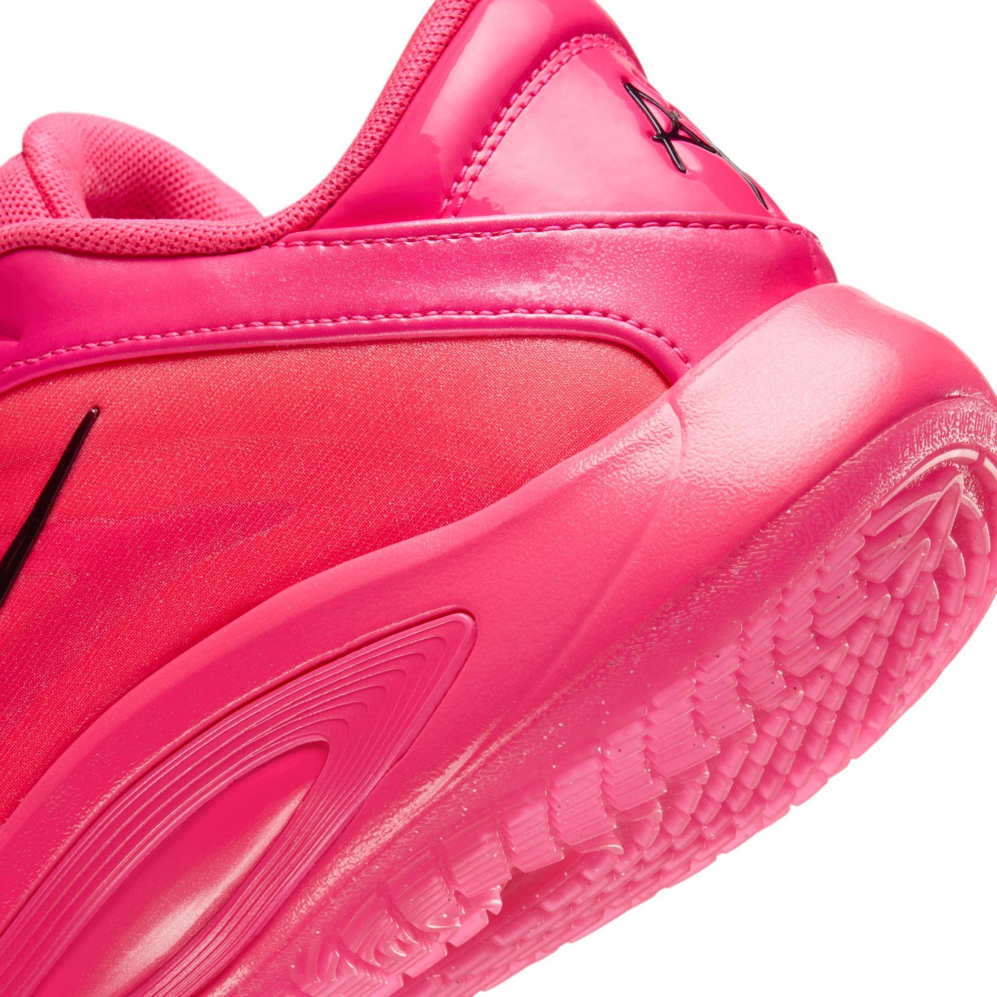 Nike A'One "Warning Label" Basketball Shoe - HYPER PINK/BLACK Thumbnail View 6