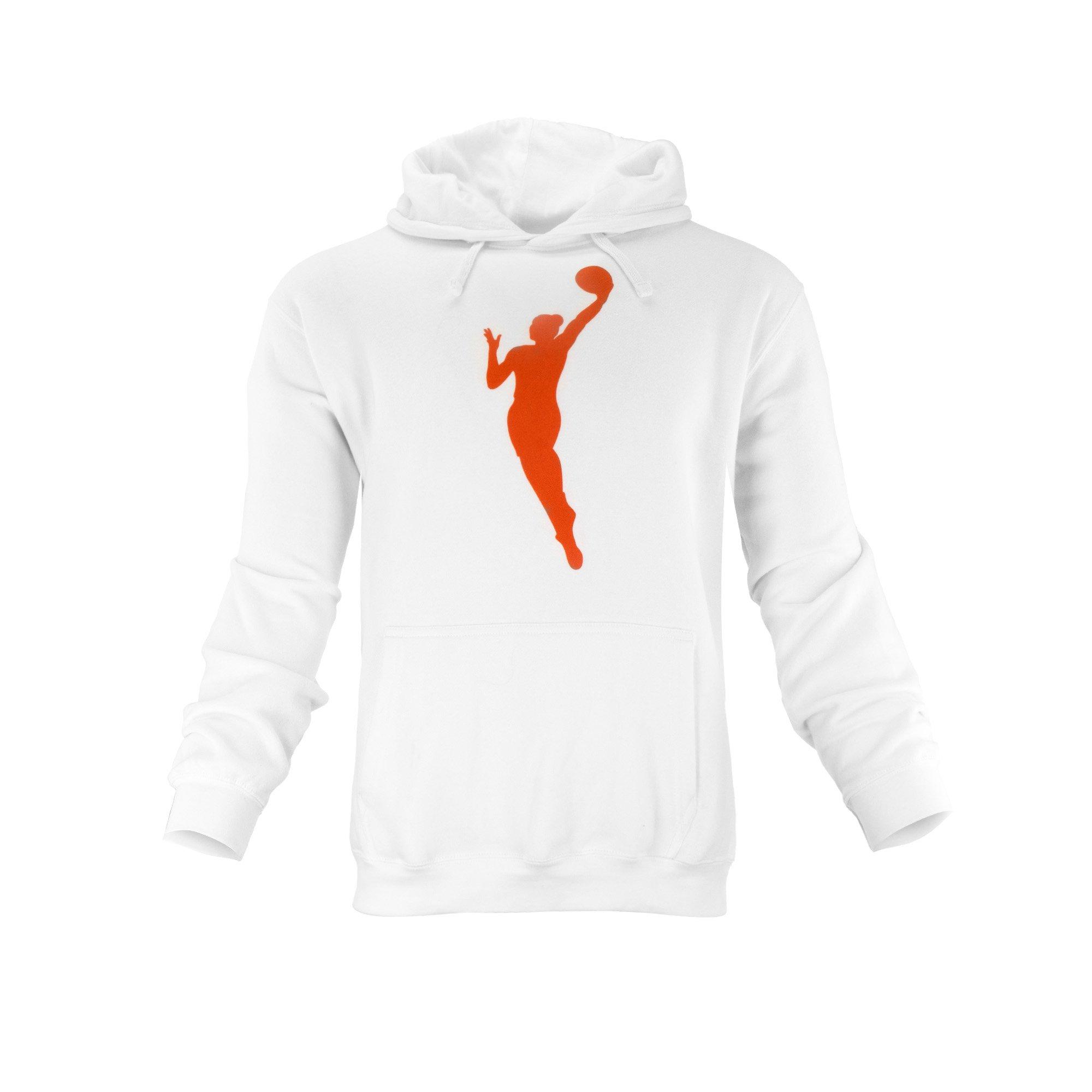 FISLL Men's WNBA Logo Fleece Hoodie - White - WHITE Thumbnail View 1