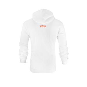 FISLL Men's WNBA Logo Fleece Hoodie-White