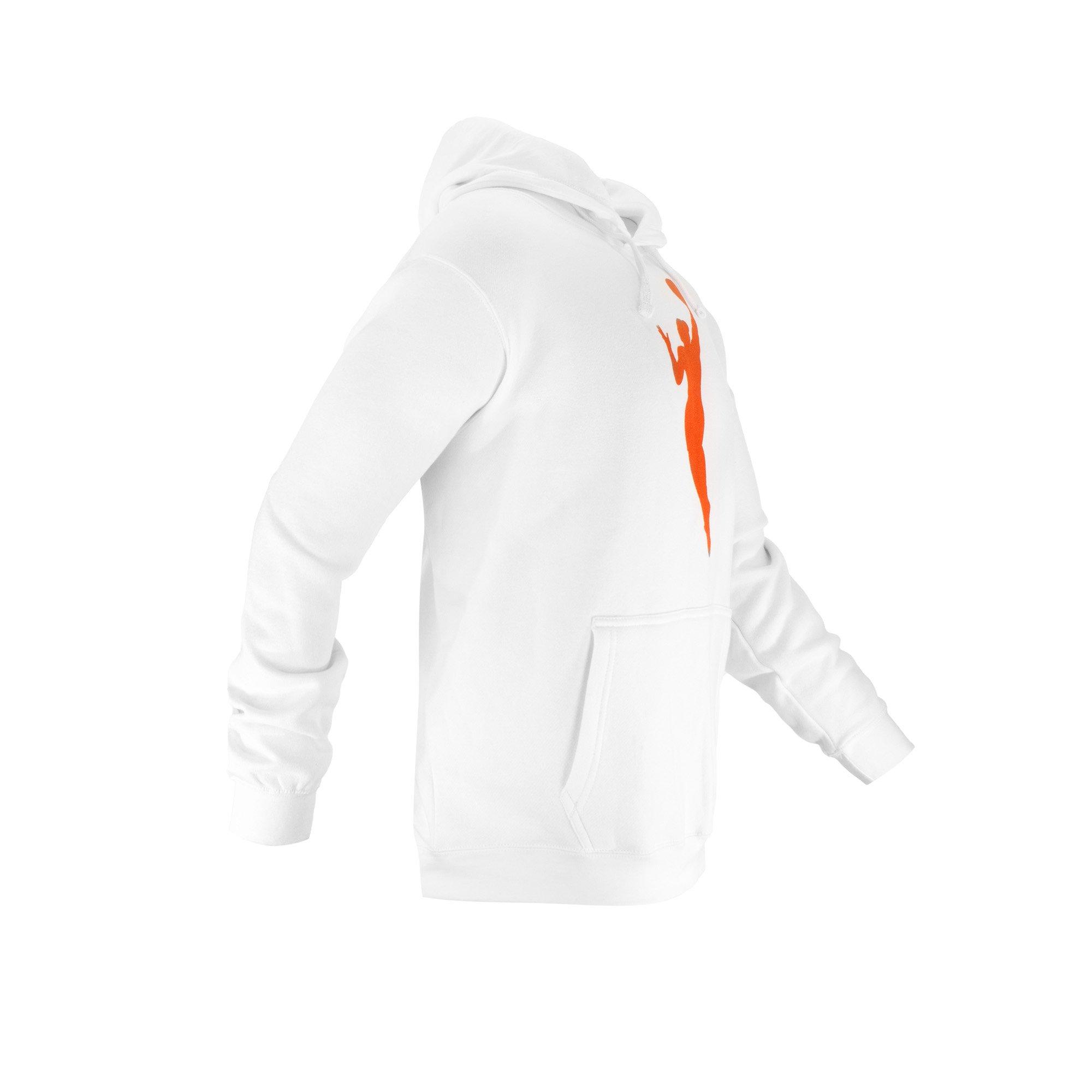FISLL Men's WNBA Logo Fleece Hoodie - White - WHITE Thumbnail View 3