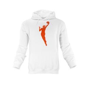 FISLL Men's WNBA Logo Fleece Hoodie-White