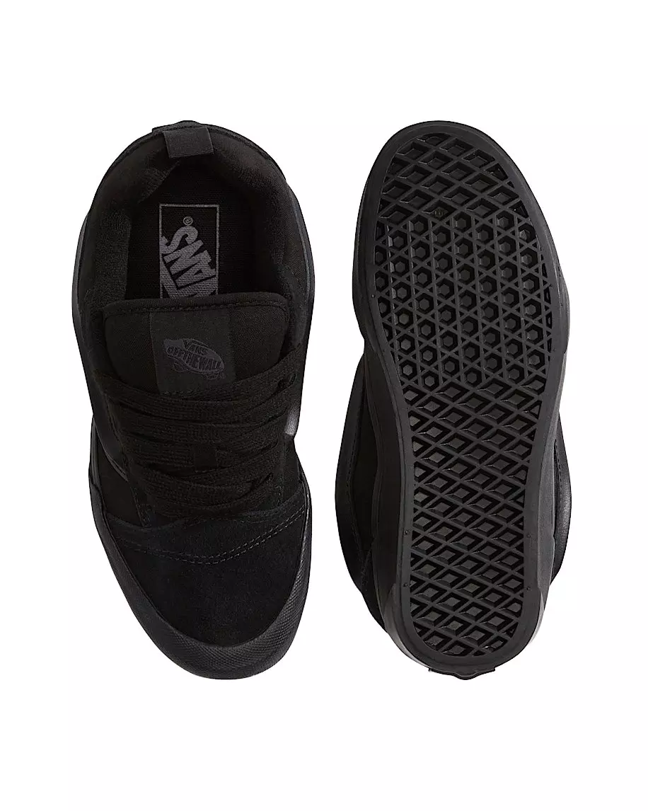 Vans Knu Skool "Black/Black" Grade School Boys' Shoe - BLACK