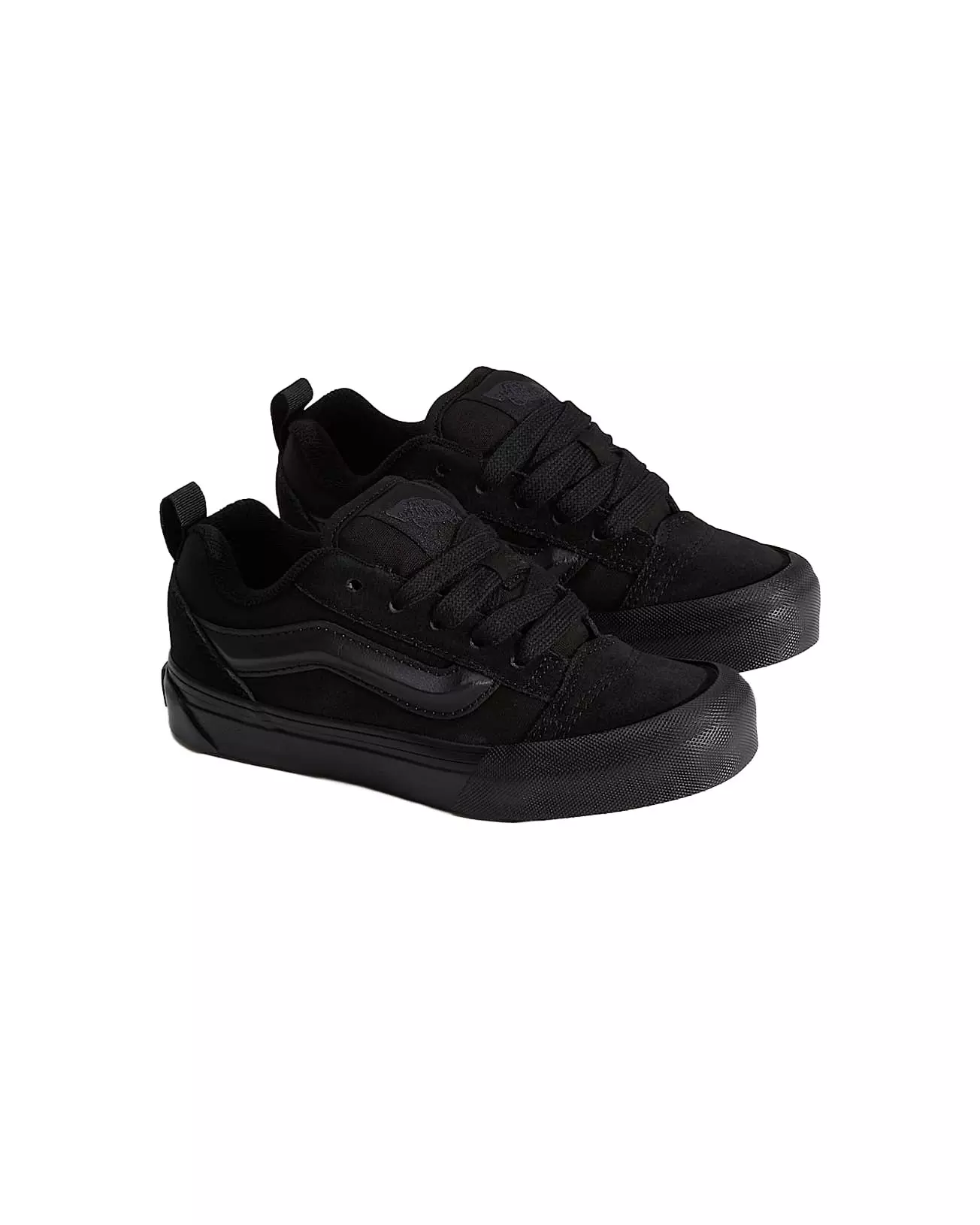 Vans Knu Skool "Black/Black" Preschool Boys' Shoe - BLACK