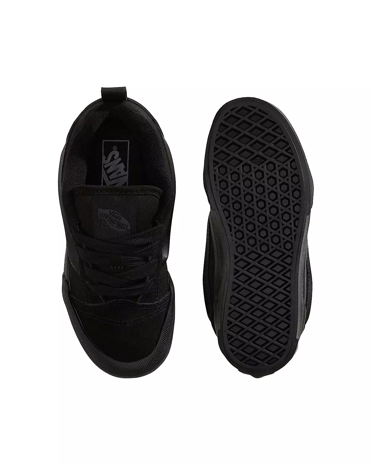 Vans Knu Skool "Black/Black" Preschool Boys' Shoe - BLACK