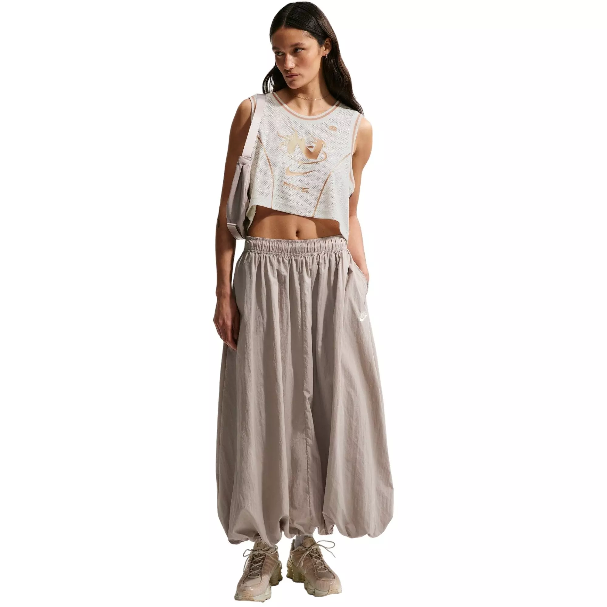 Nike Women's Sportswear Cropped Jersey - SAIL