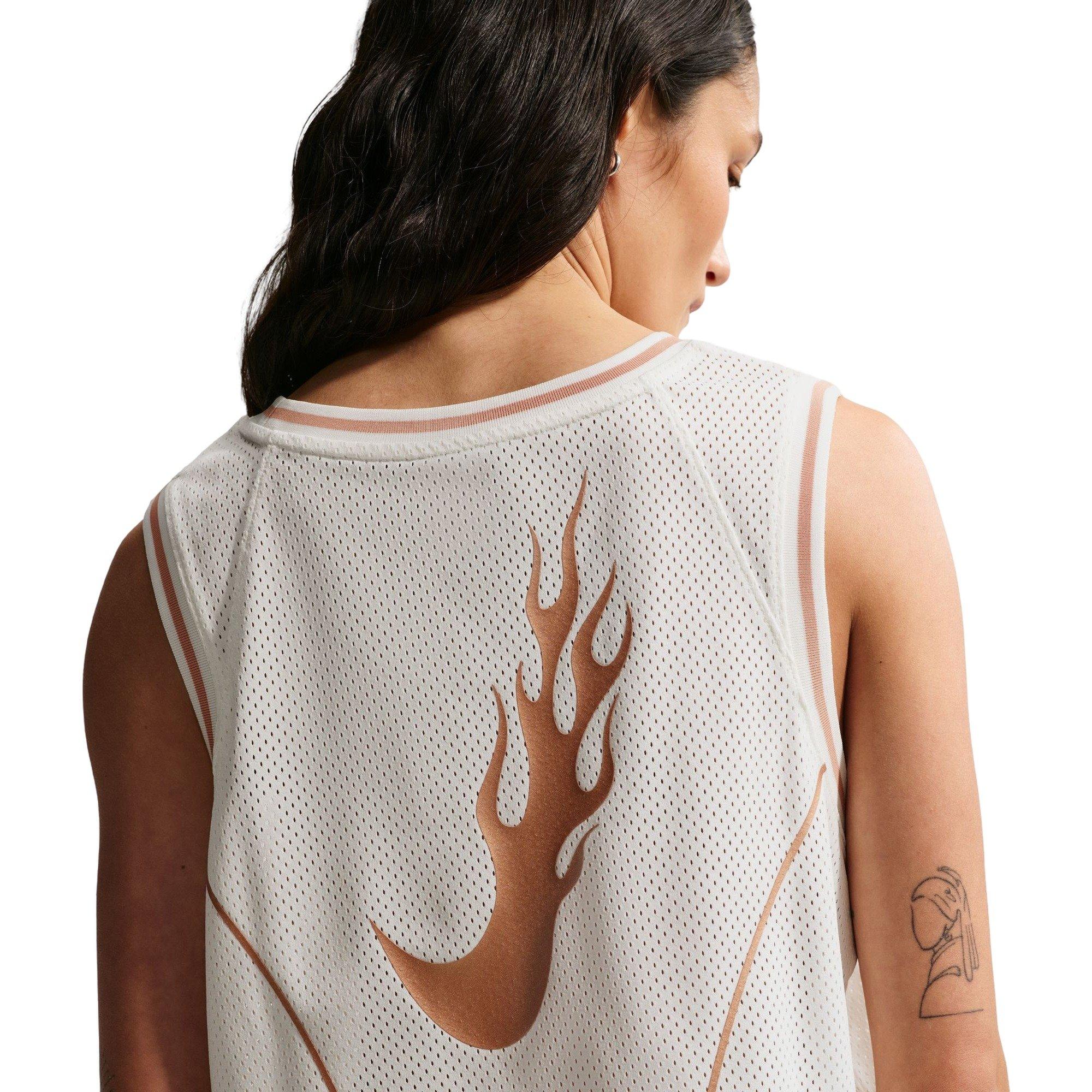 Nike Women's Sportswear Cropped Jersey - SAIL Thumbnail View 4
